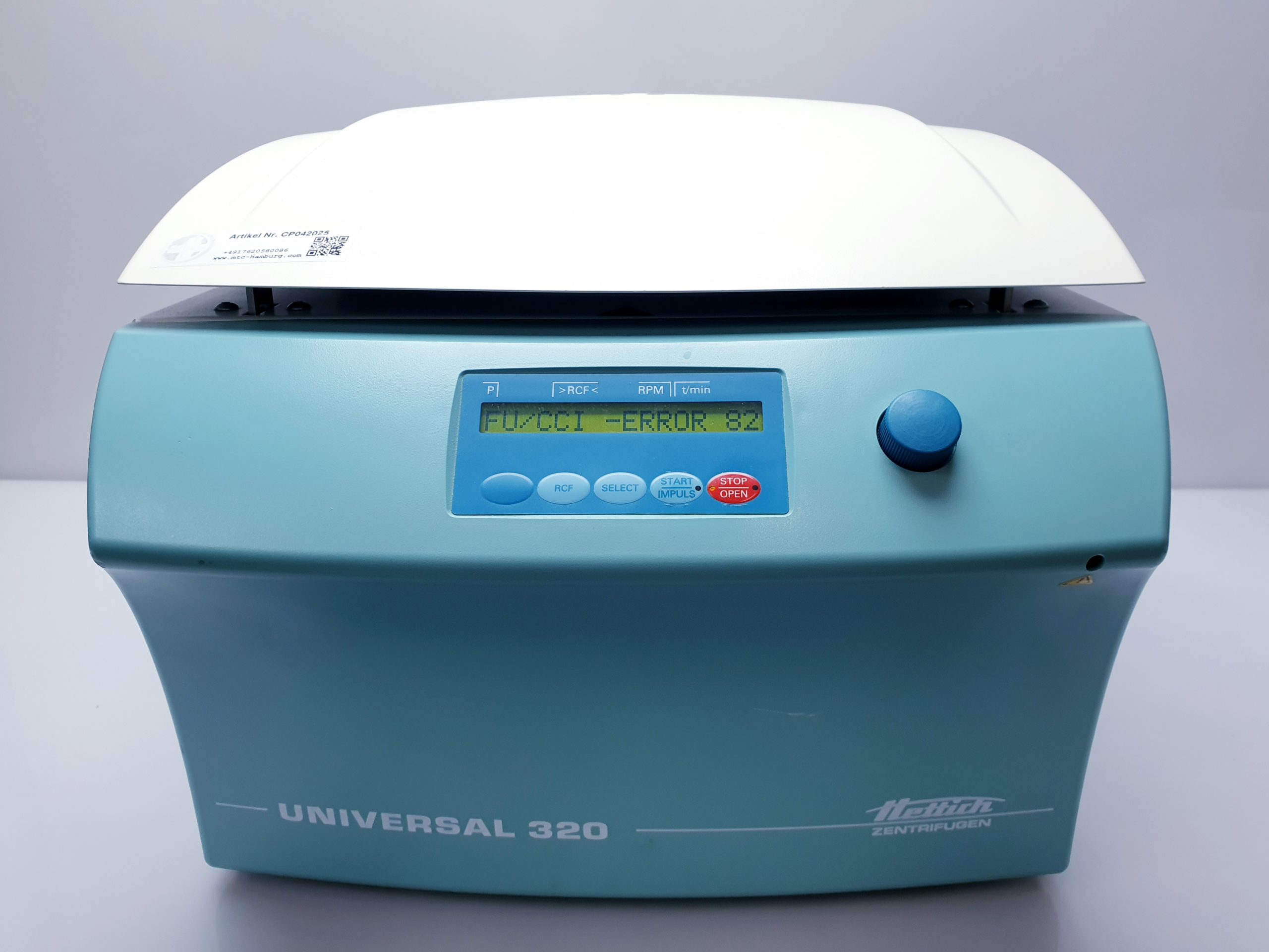 Hettich - Universal 320 Ref . 1401 - Zentrifuge DEFEKT – Bild 3