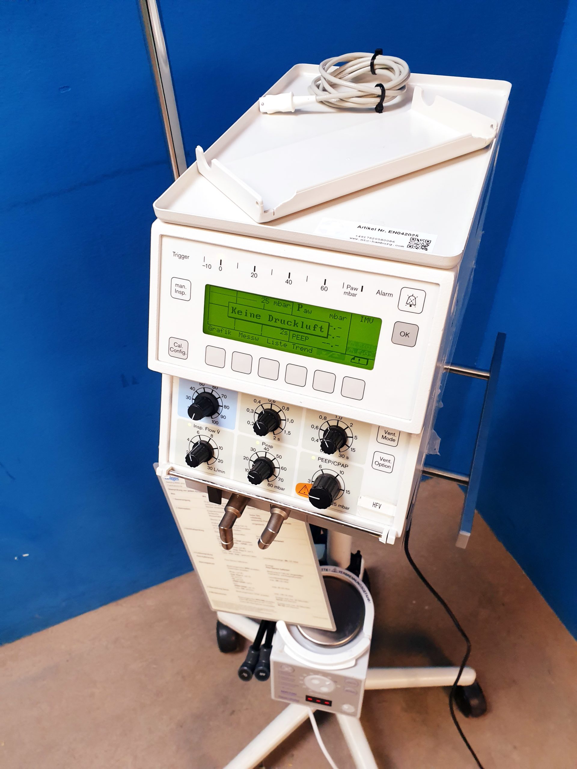 Dräger Drager BABYLOG 8000 PLUS + Fisher Baykel MR700 Entfeuchter – Bild 3