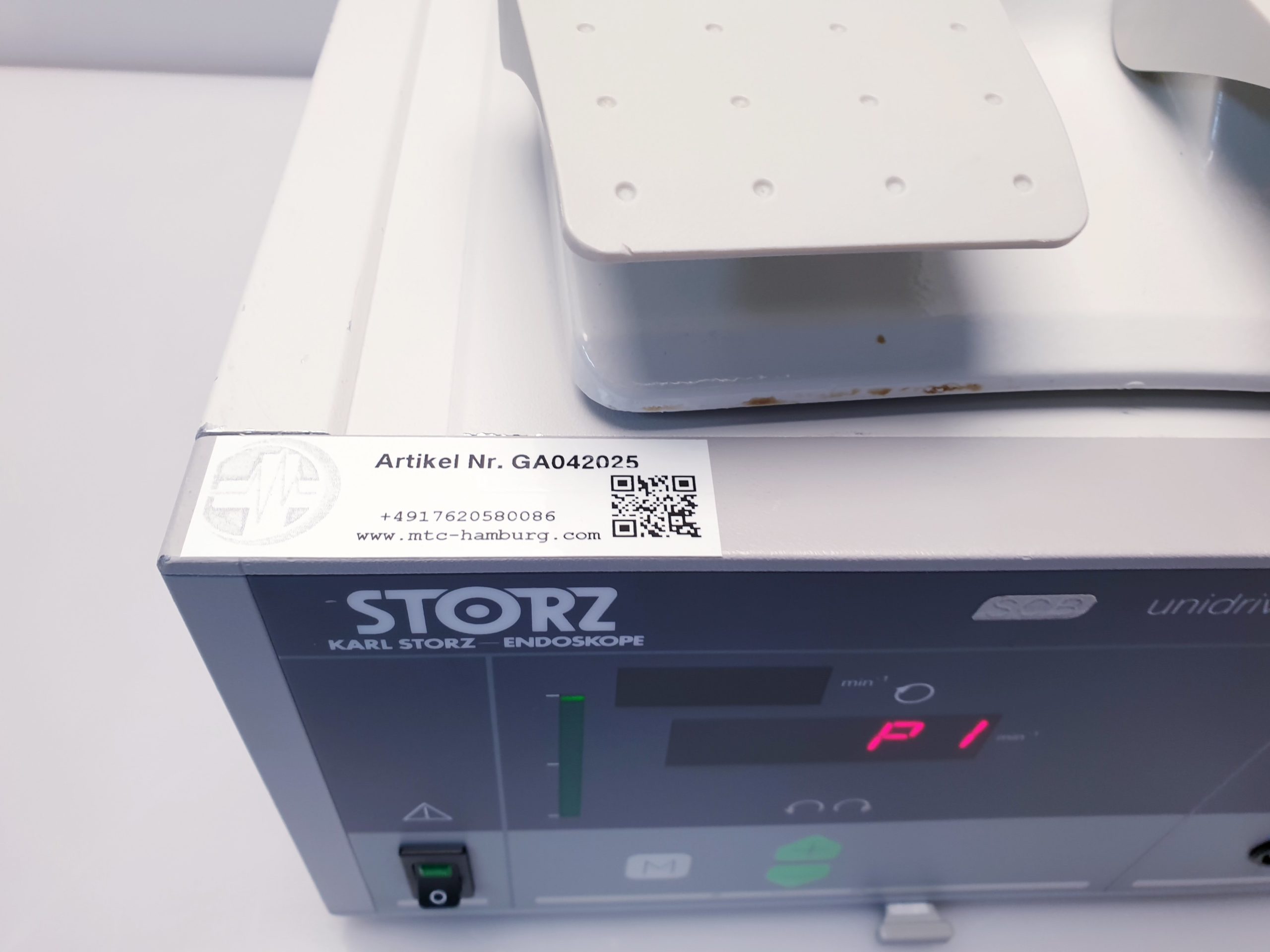 Karl Storz Unidrive GYN 207111 20 - 20711120 Konsole + 20016630 Fussspedal – Bild 5