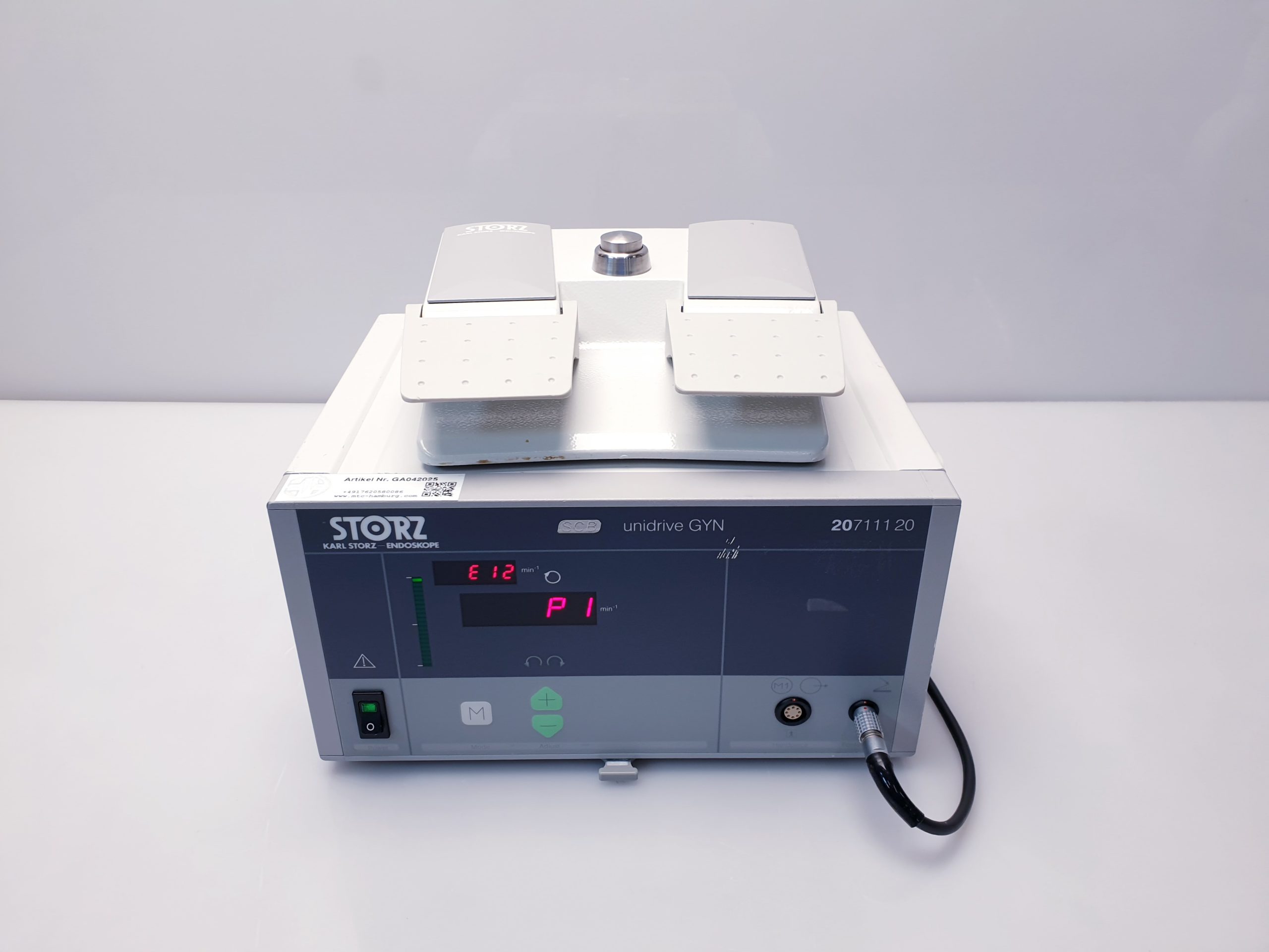 Karl Storz Unidrive GYN 207111 20 - 20711120 Konsole + 20016630 Fussspedal – Bild 6