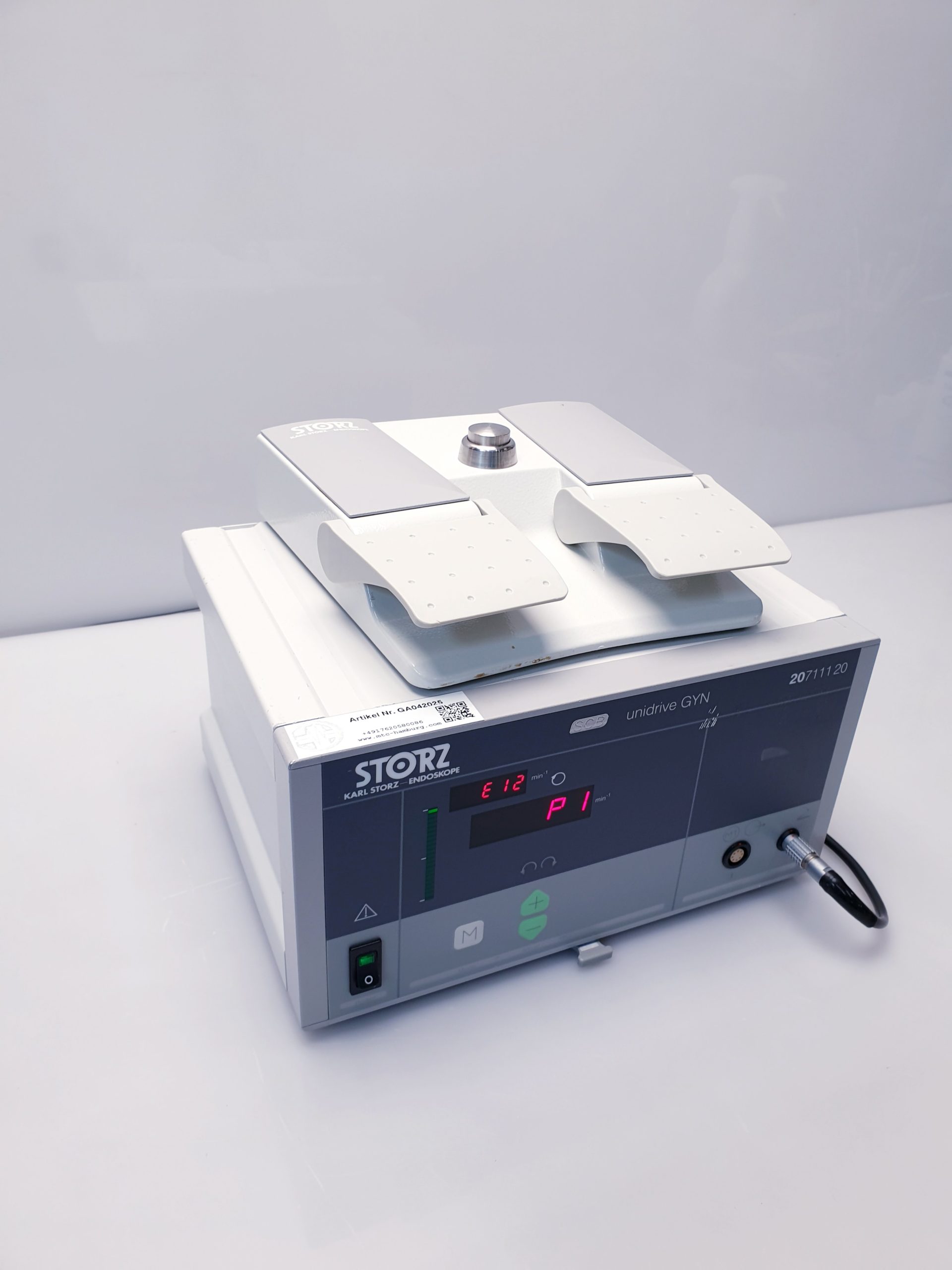 Karl Storz Unidrive GYN 207111 20 - 20711120 Konsole + 20016630 Fussspedal – Bild 10