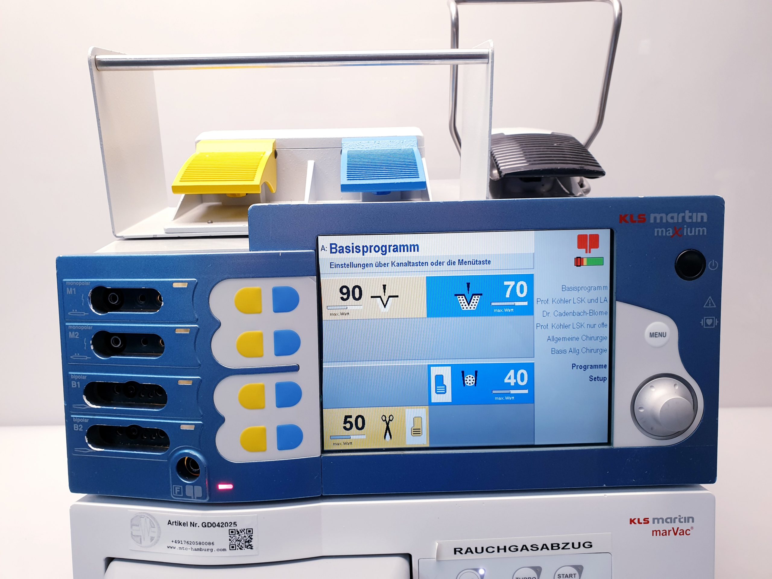 KLS Martin Maxium 402 HF Gerät + marVAC Rauchgasabsaugung – Bild 4