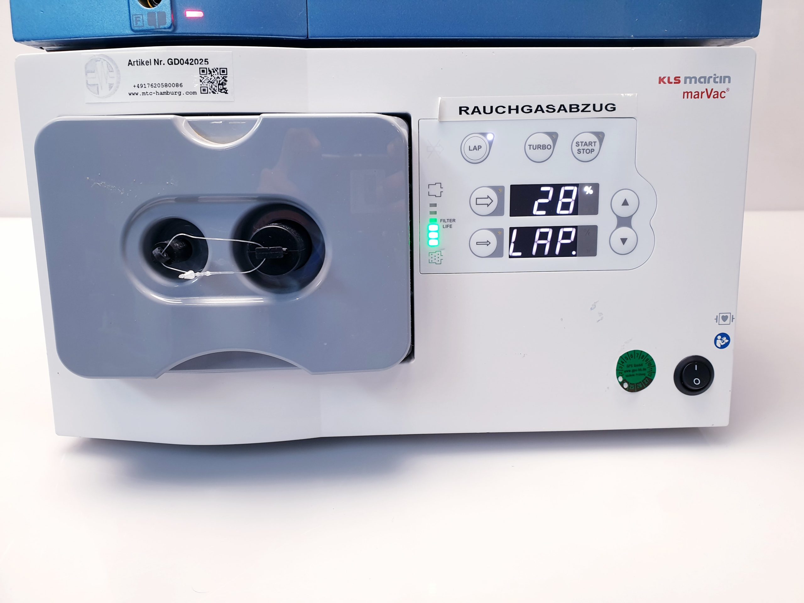 KLS Martin Maxium 402 HF Gerät + marVAC Rauchgasabsaugung – Bild 5