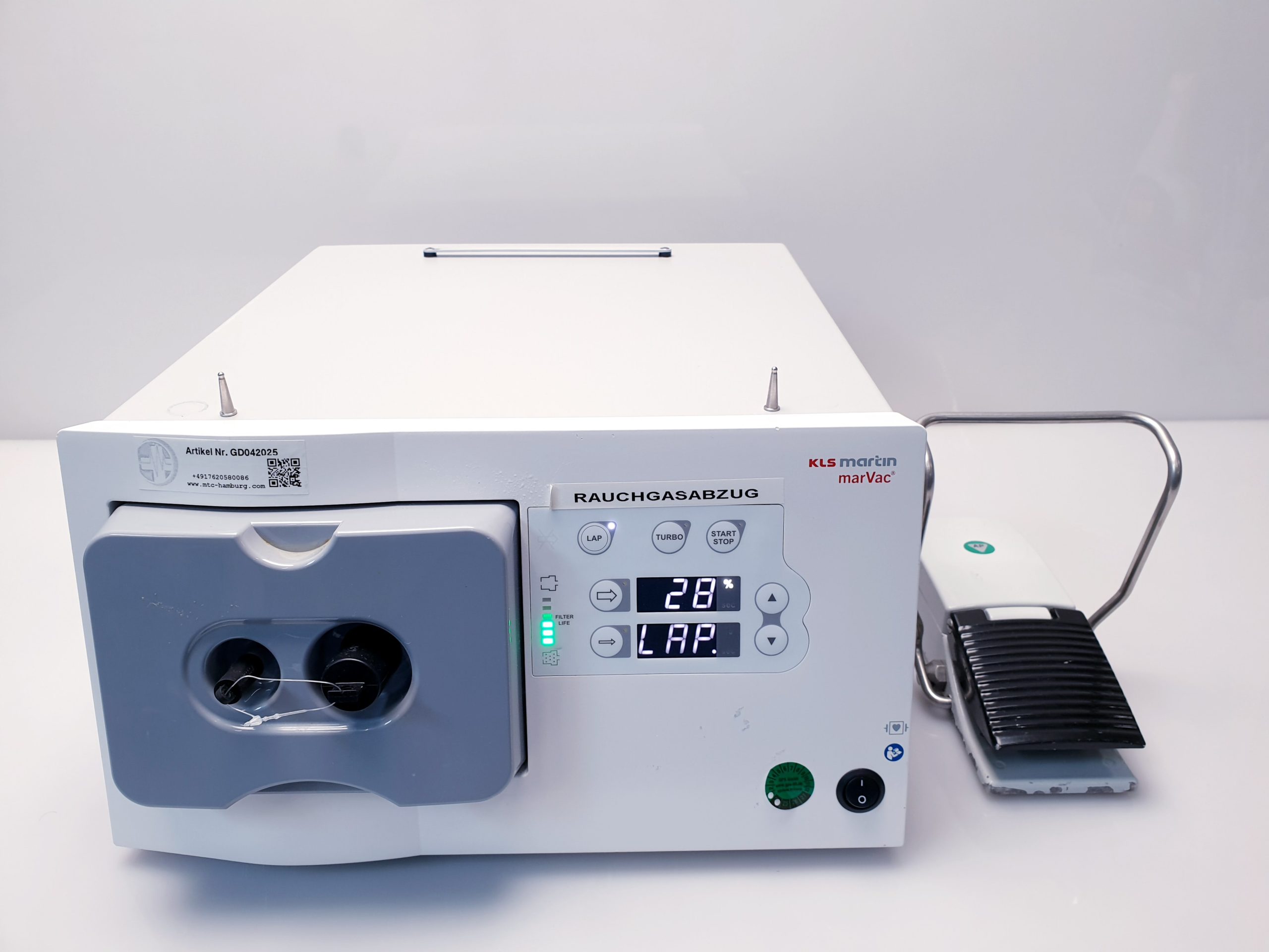 KLS Martin Maxium 402 HF Gerät + marVAC Rauchgasabsaugung – Bild 9