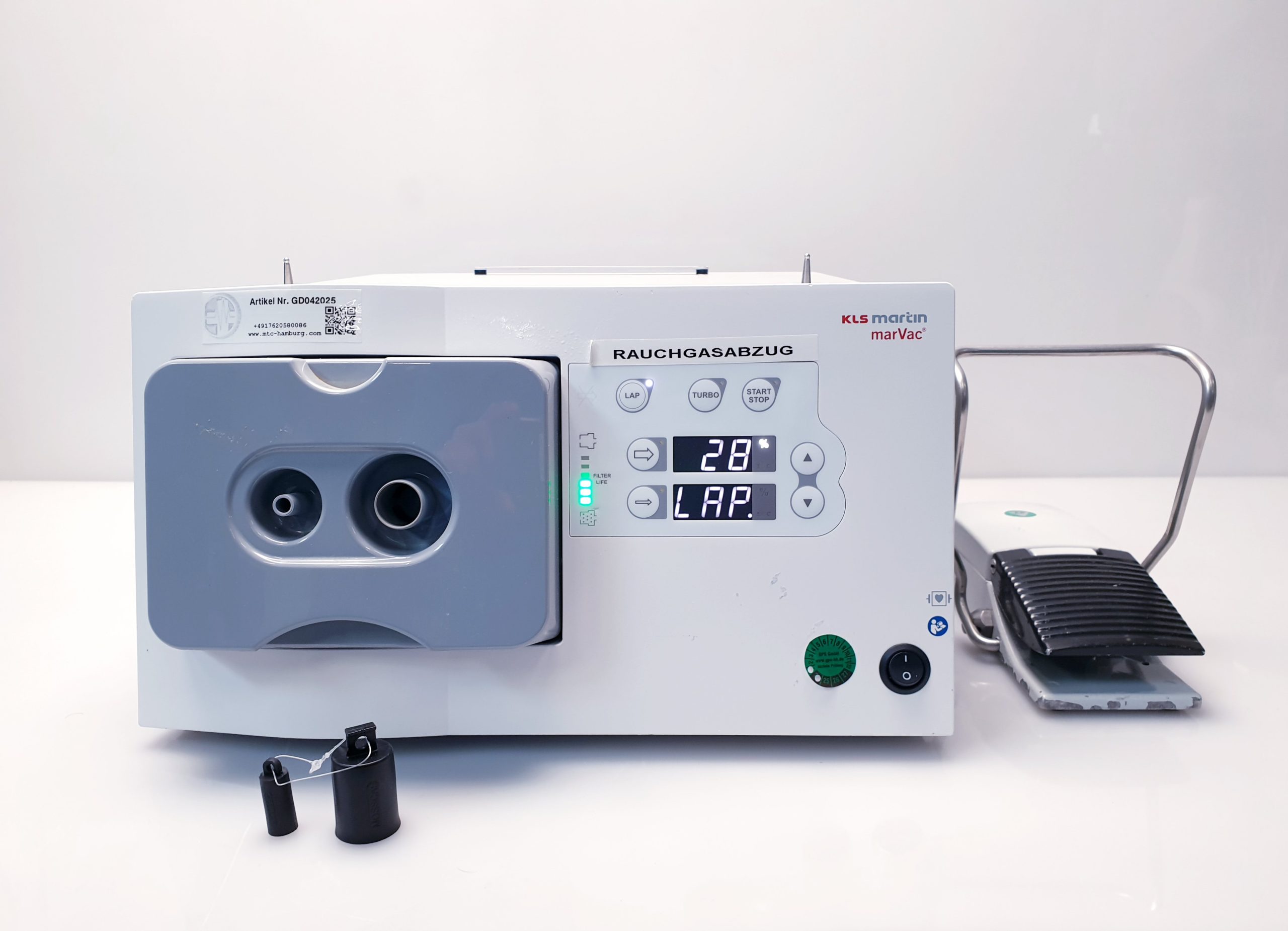 KLS Martin Maxium 402 HF Gerät + marVAC Rauchgasabsaugung – Bild 10