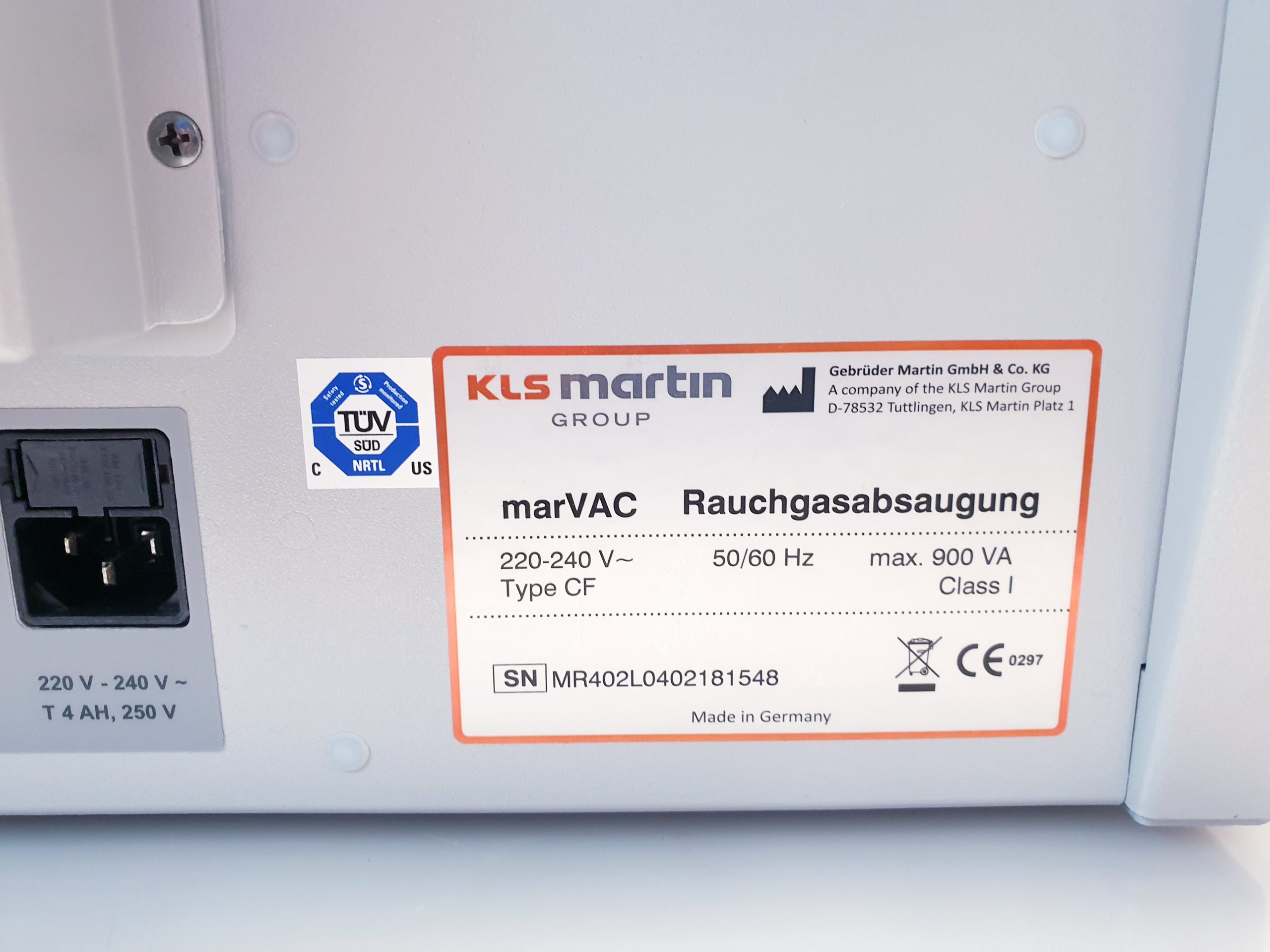 KLS Martin Maxium 402 HF Gerät + marVAC Rauchgasabsaugung – Bild 19