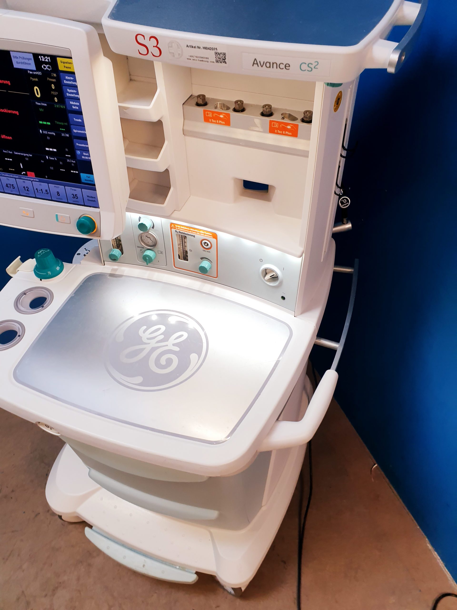 GE Datex Avance CS2 Narkosegerät - unvollständig! – Bild 3
