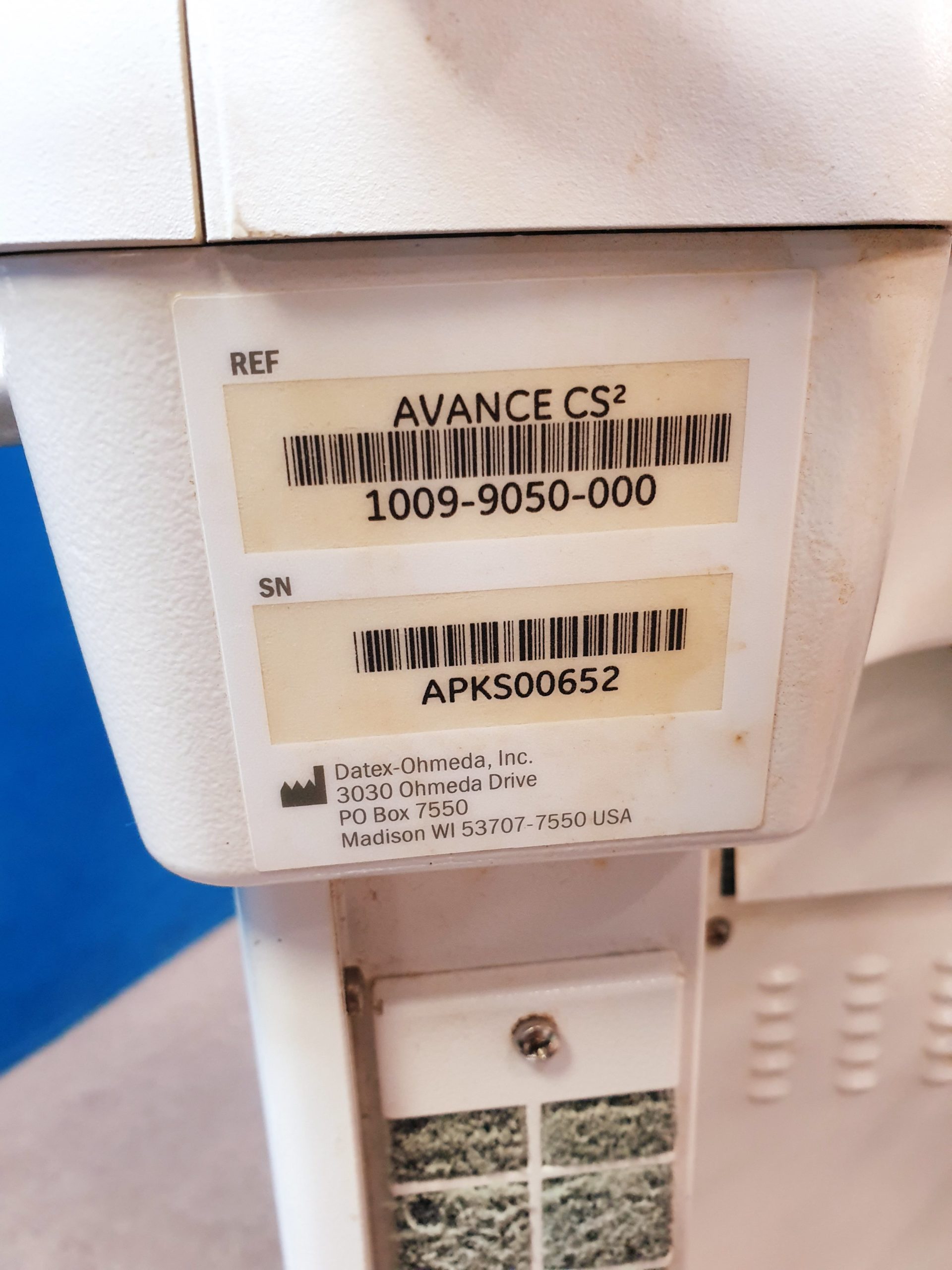 GE Datex Avance CS2 Narkosegerät - unvollständig! – Bild 12