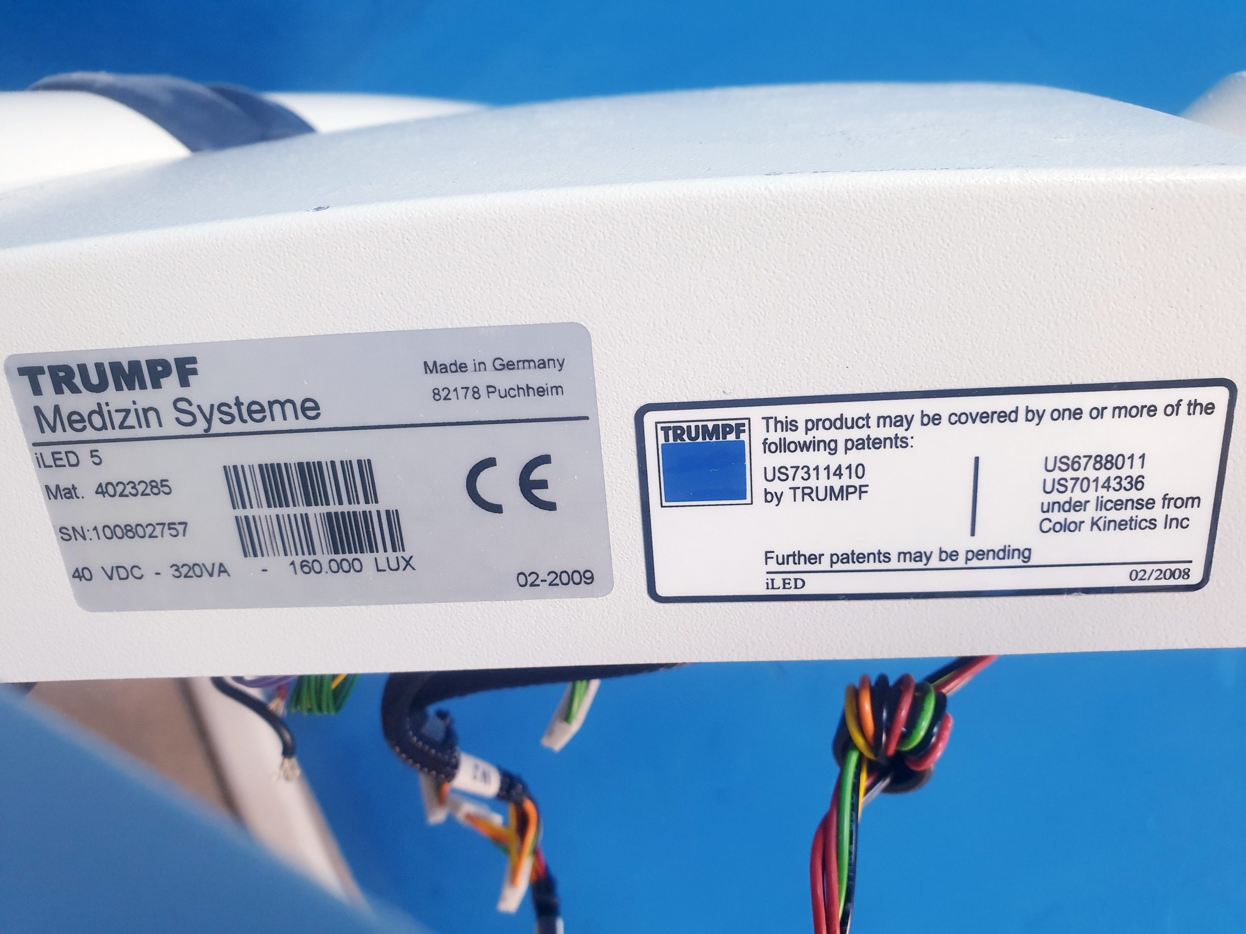 Trumpf iLED5 iLED3 - OP Beleuchtung - Led Beleuchtung – Bild 13