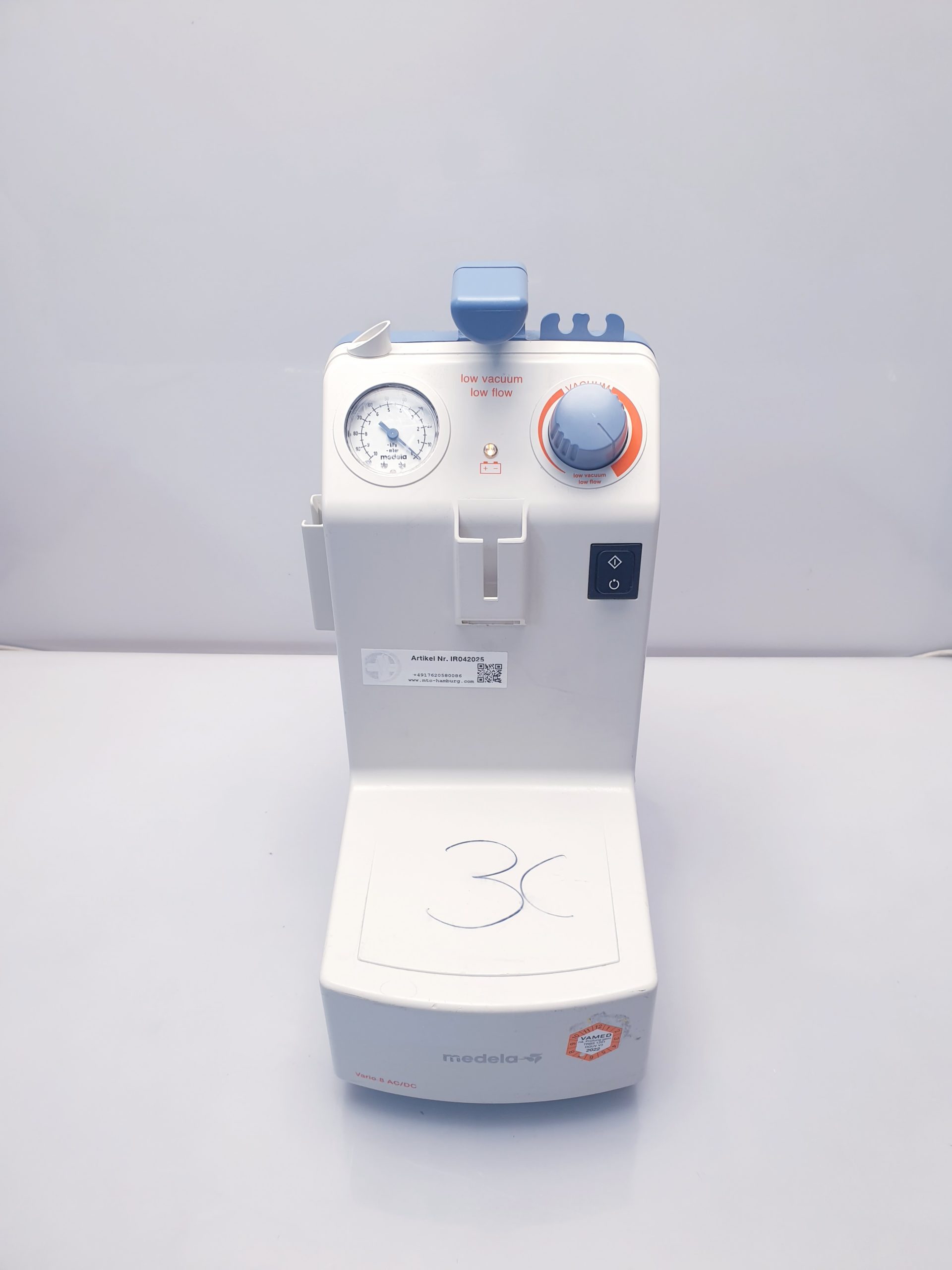 Medela Vario 8 Suction Pump Absauggerät Absaugpumpe Sekretsauger Medela Typ 600.2631 – Bild 6