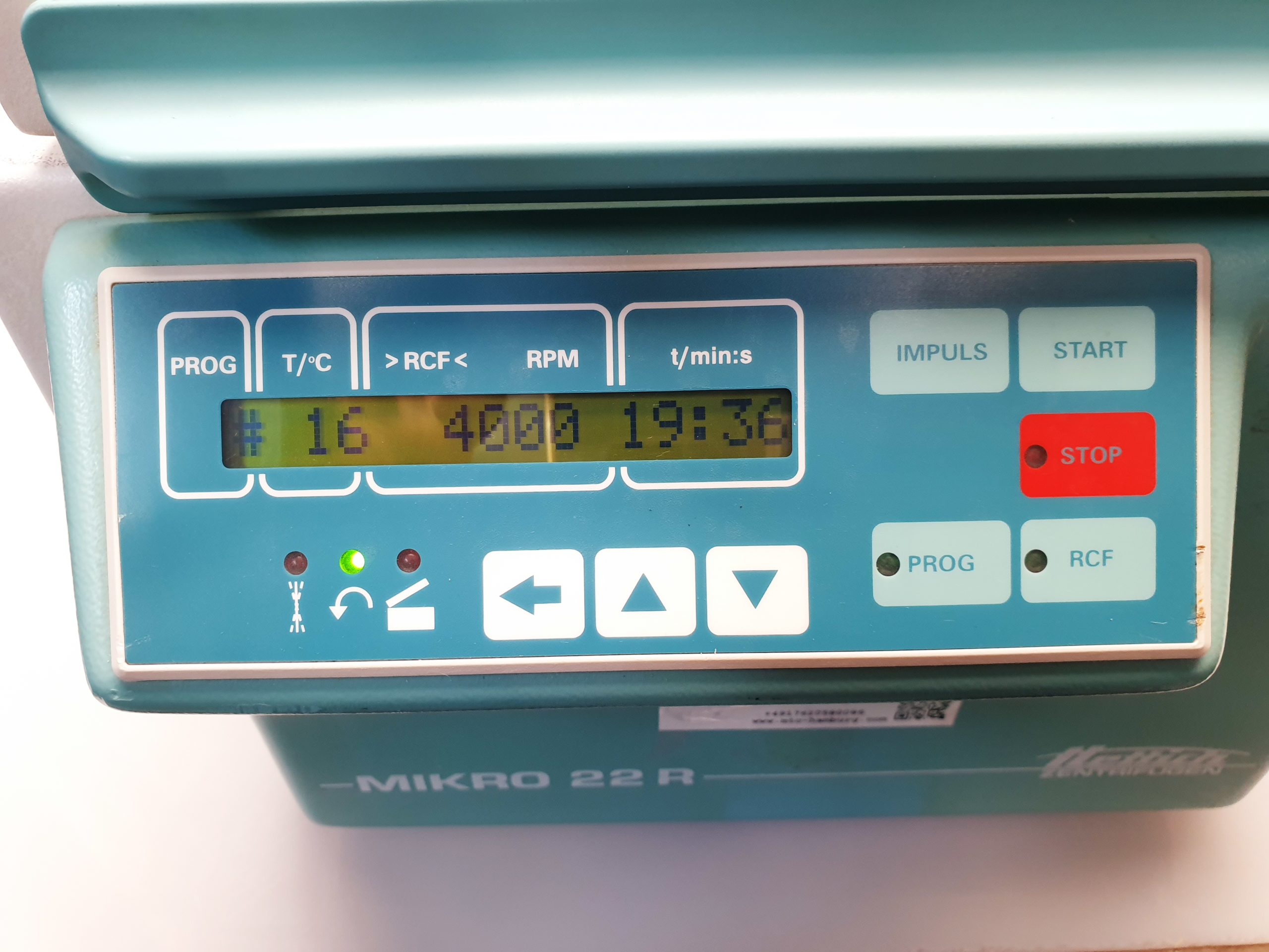 Hettich Mikro 22R Kühlzentrifuge Zentrifuge Laborzentrifuge Centrifuge gekühlt – Bild 8