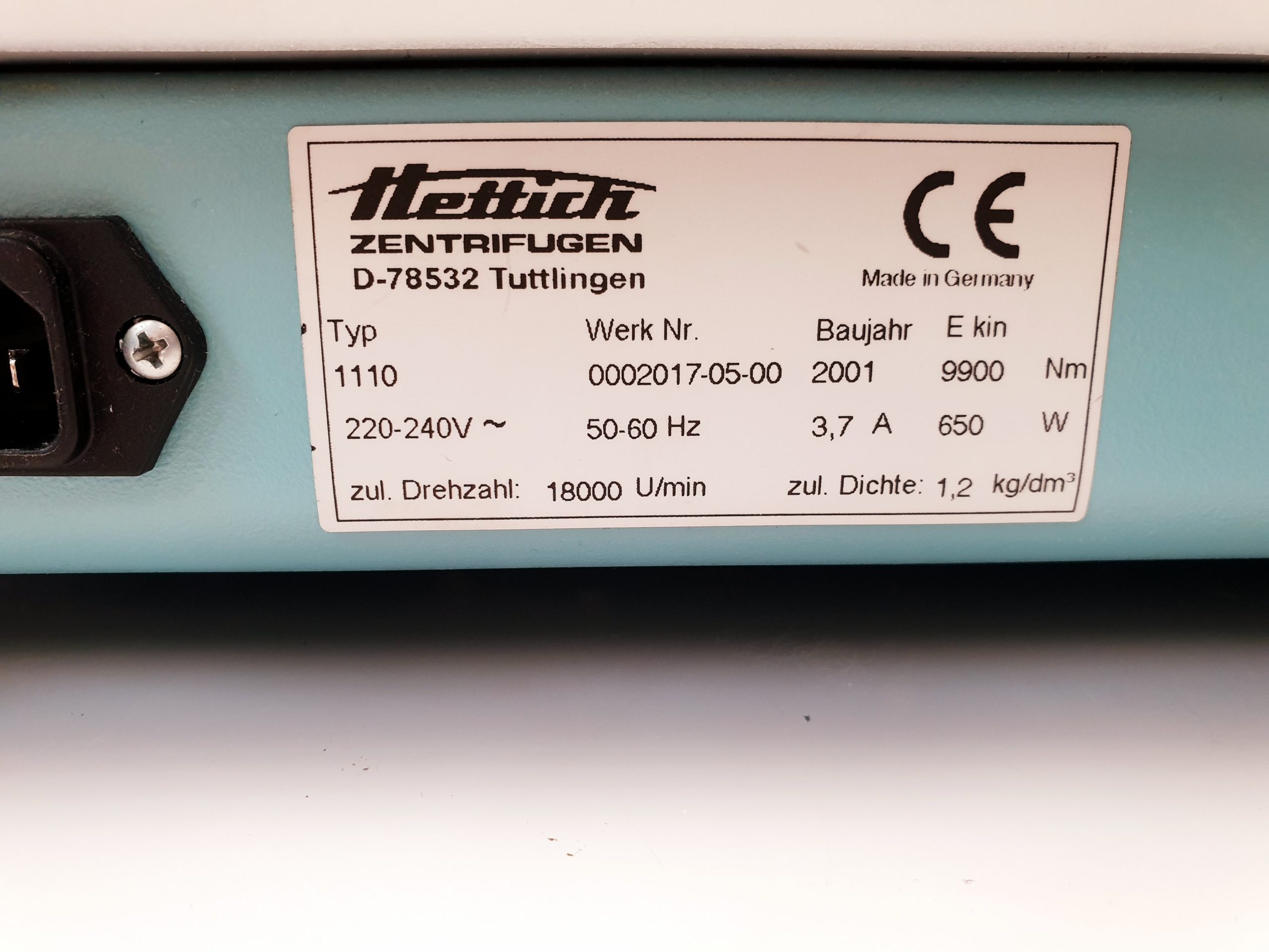 Hettich Mikro 22R Kühlzentrifuge Zentrifuge Laborzentrifuge Centrifuge gekühlt – Bild 10