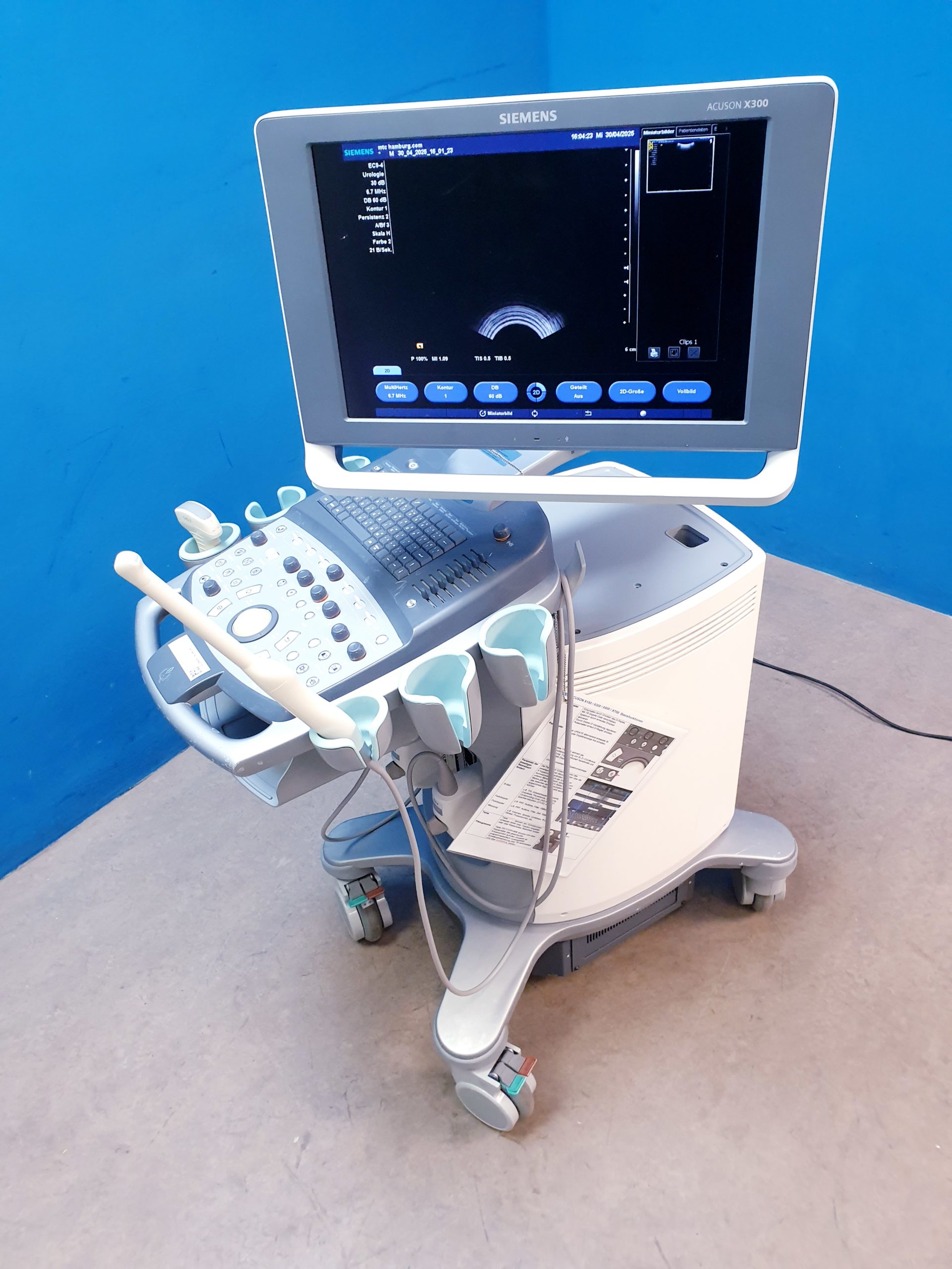 Siemens Acuson X300 X 300 Premium Edition – + CH5-2 Konvex + EC9-4 Endovaginal -- – Bild 15