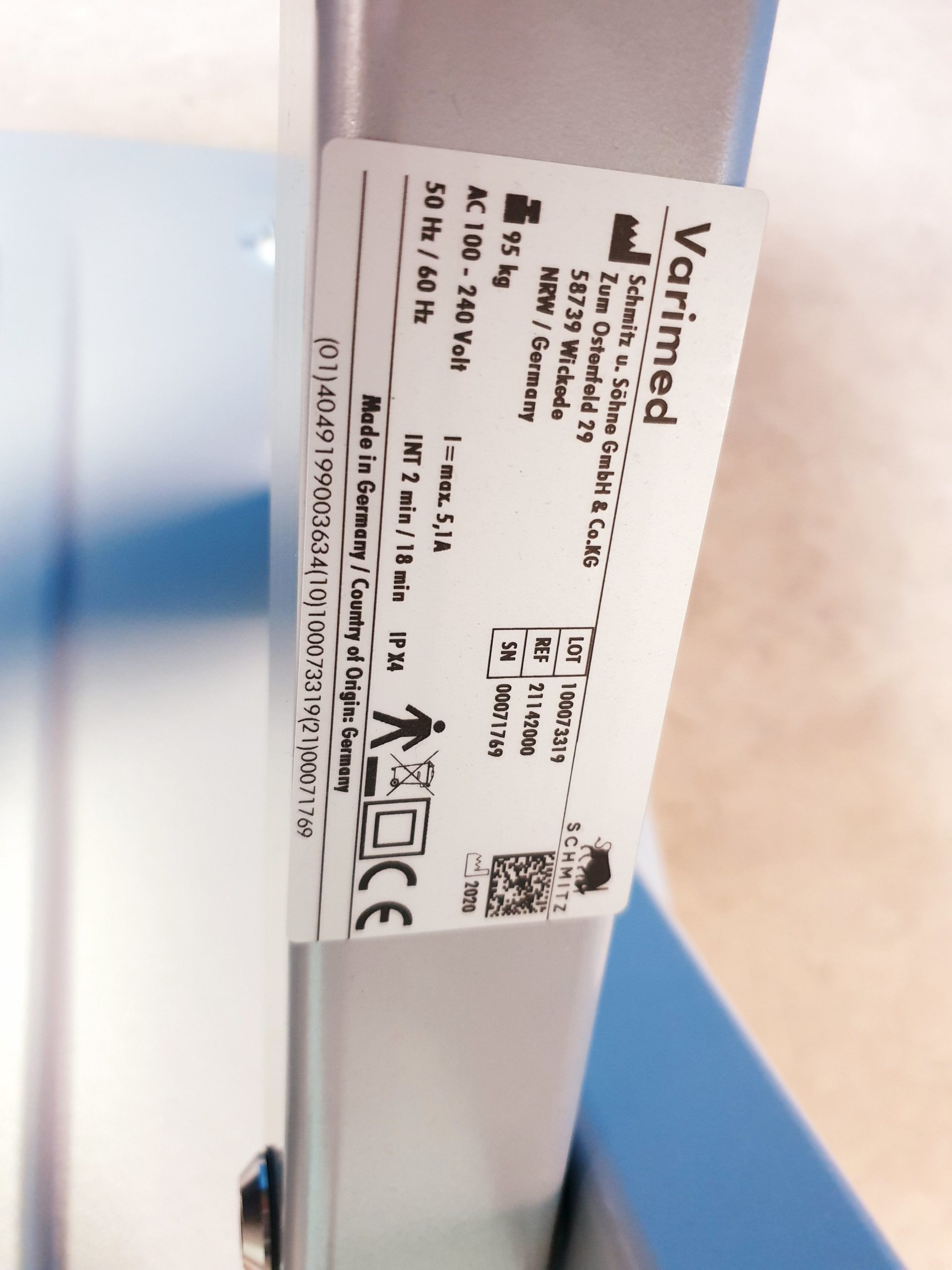 Schmitz Varimed Elekrische Untersuchungs- und Behandlungsliege – Bild 4