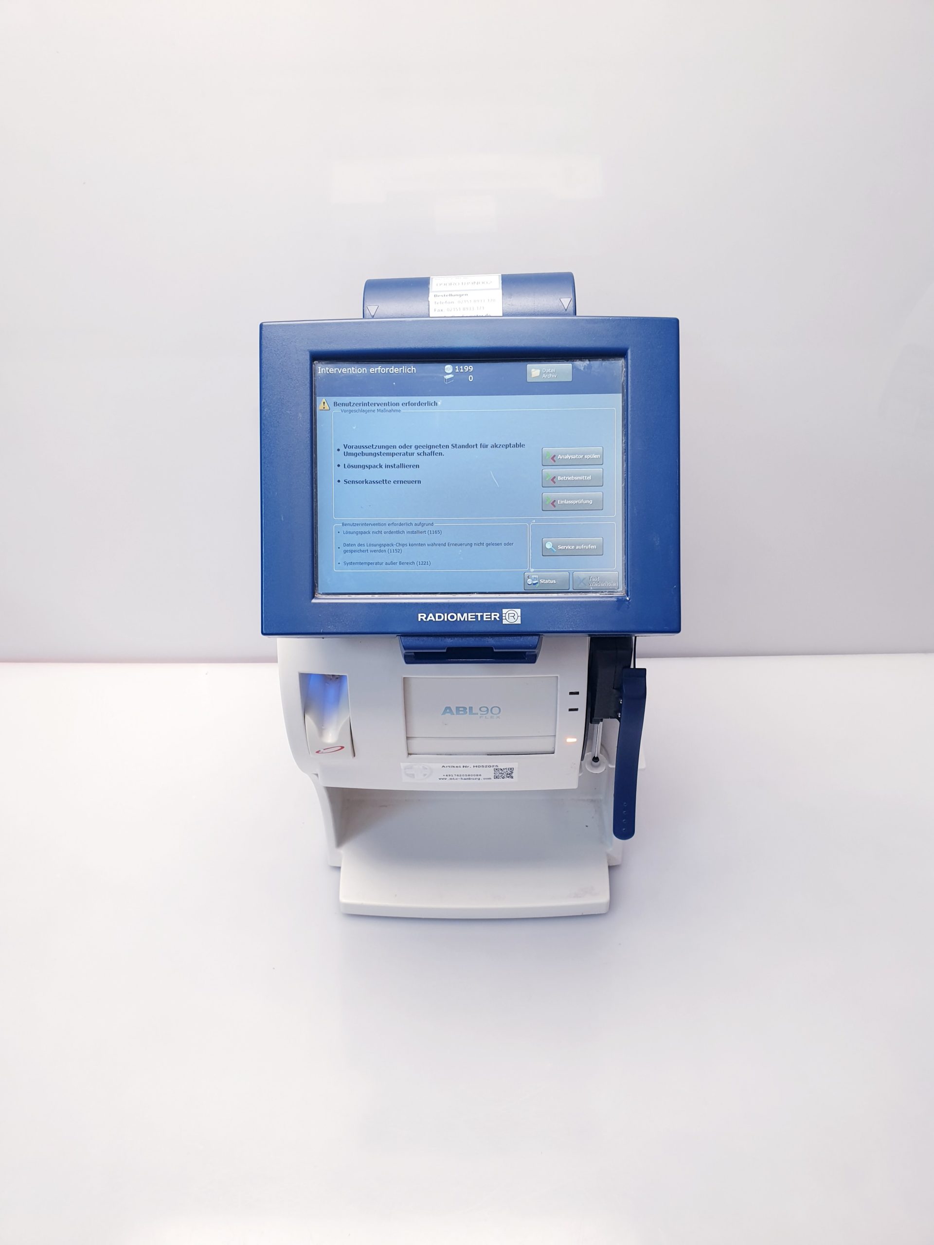 Radiometer Typ ABL90 flex Blutgasanalysegerät