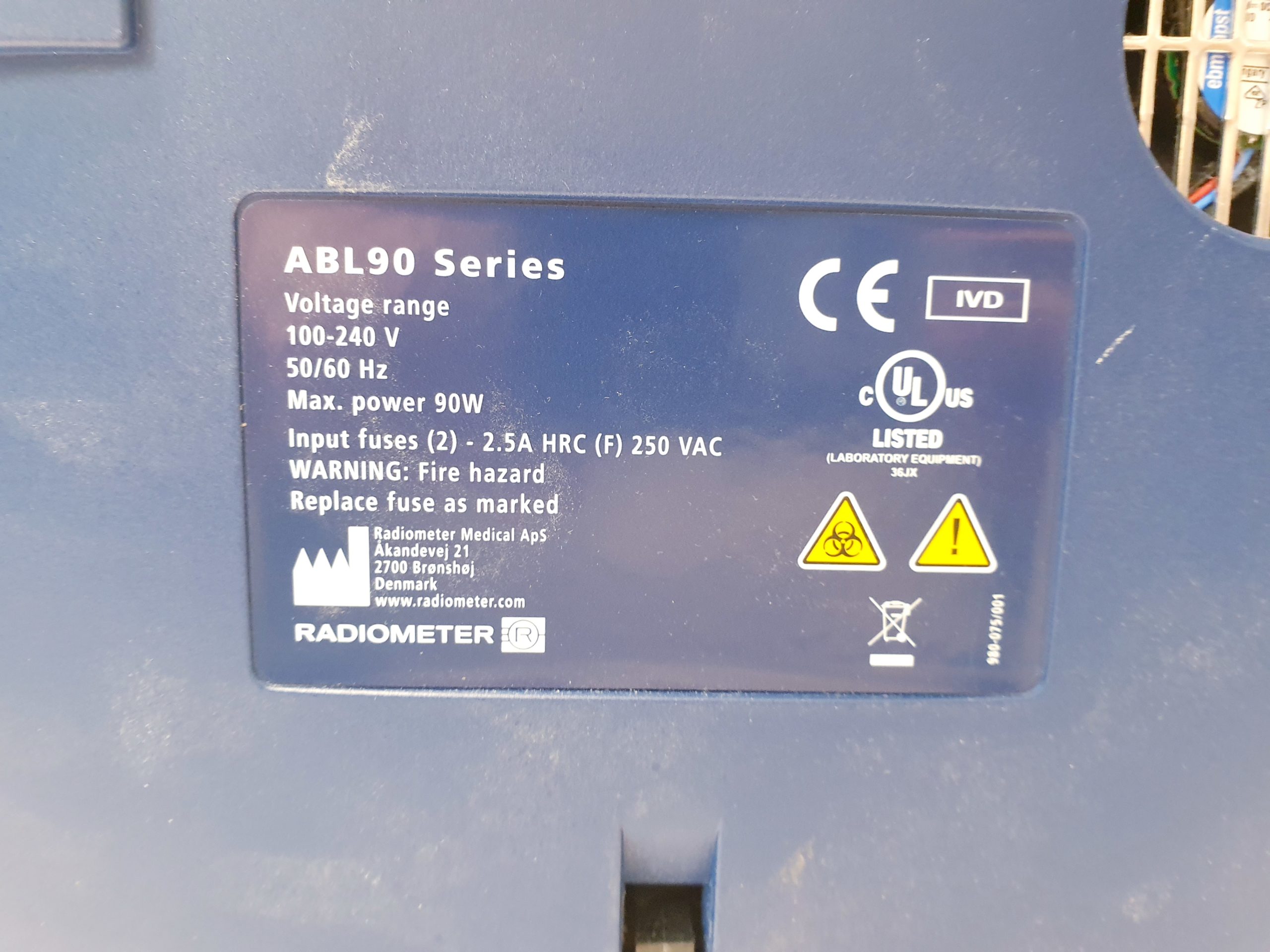 Radiometer Typ ABL90 flex Blutgasanalysegerät – Bild 14