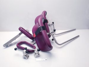 Schmitz Gynstuhl Zubehör - Beinhalter - Kloben - Handhalterung