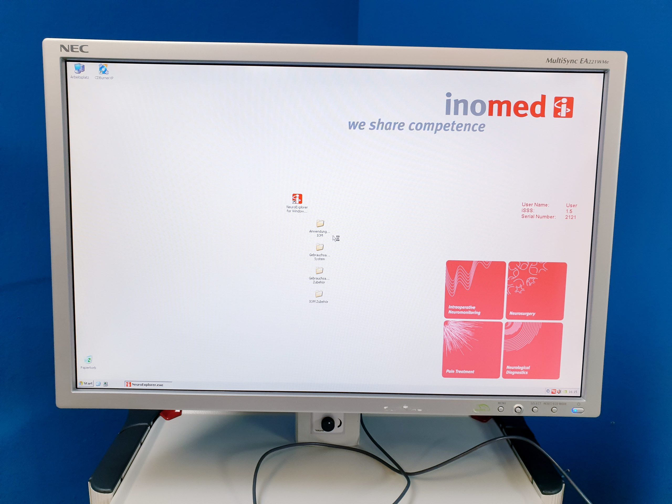 Inomed ISI iom neuro explorer Version 5.0 504 194 + 504 216 + 504 200 – Bild 5