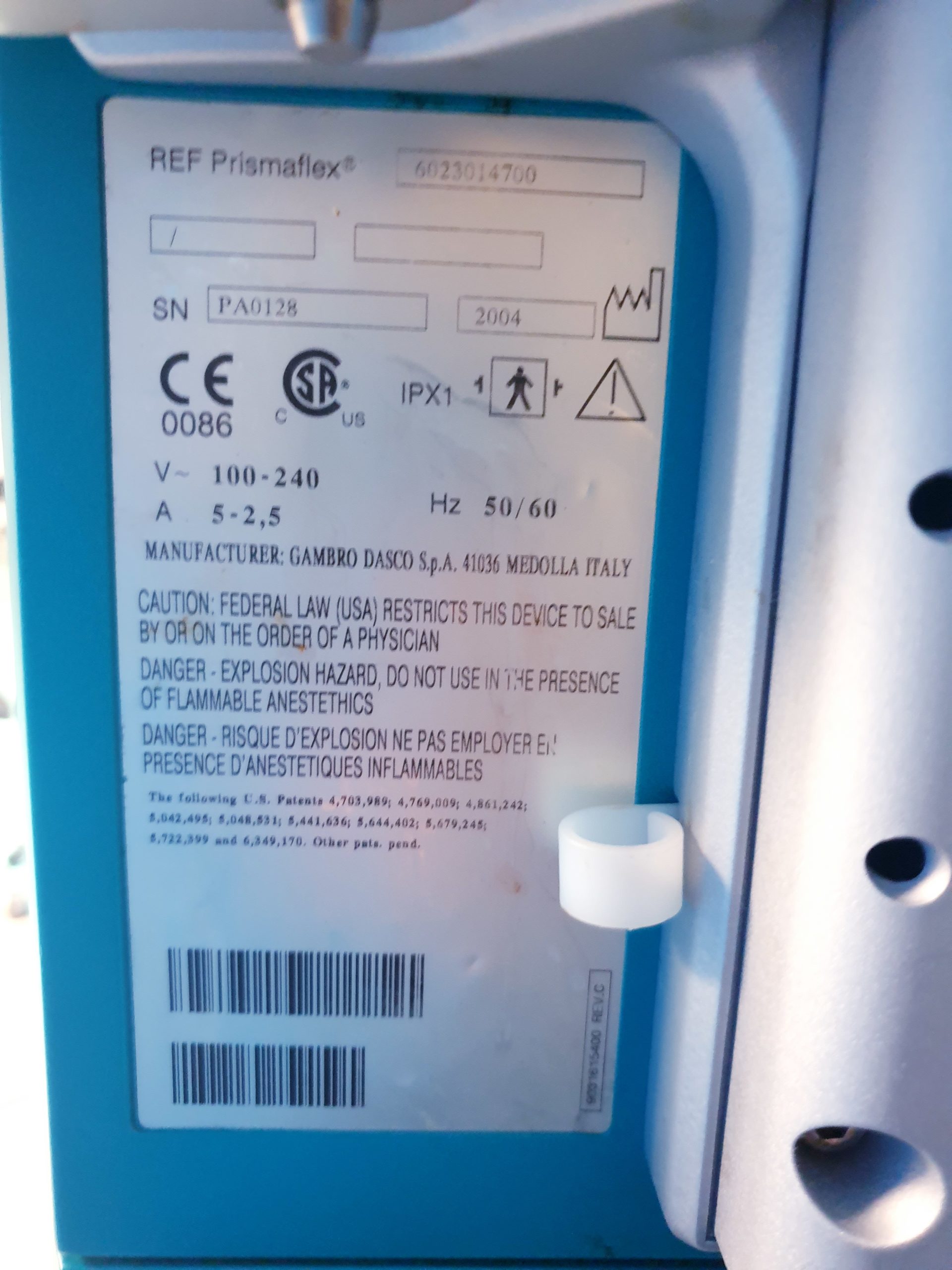 GAMBRO PRISMAFLEX Dialyse – Bild 11