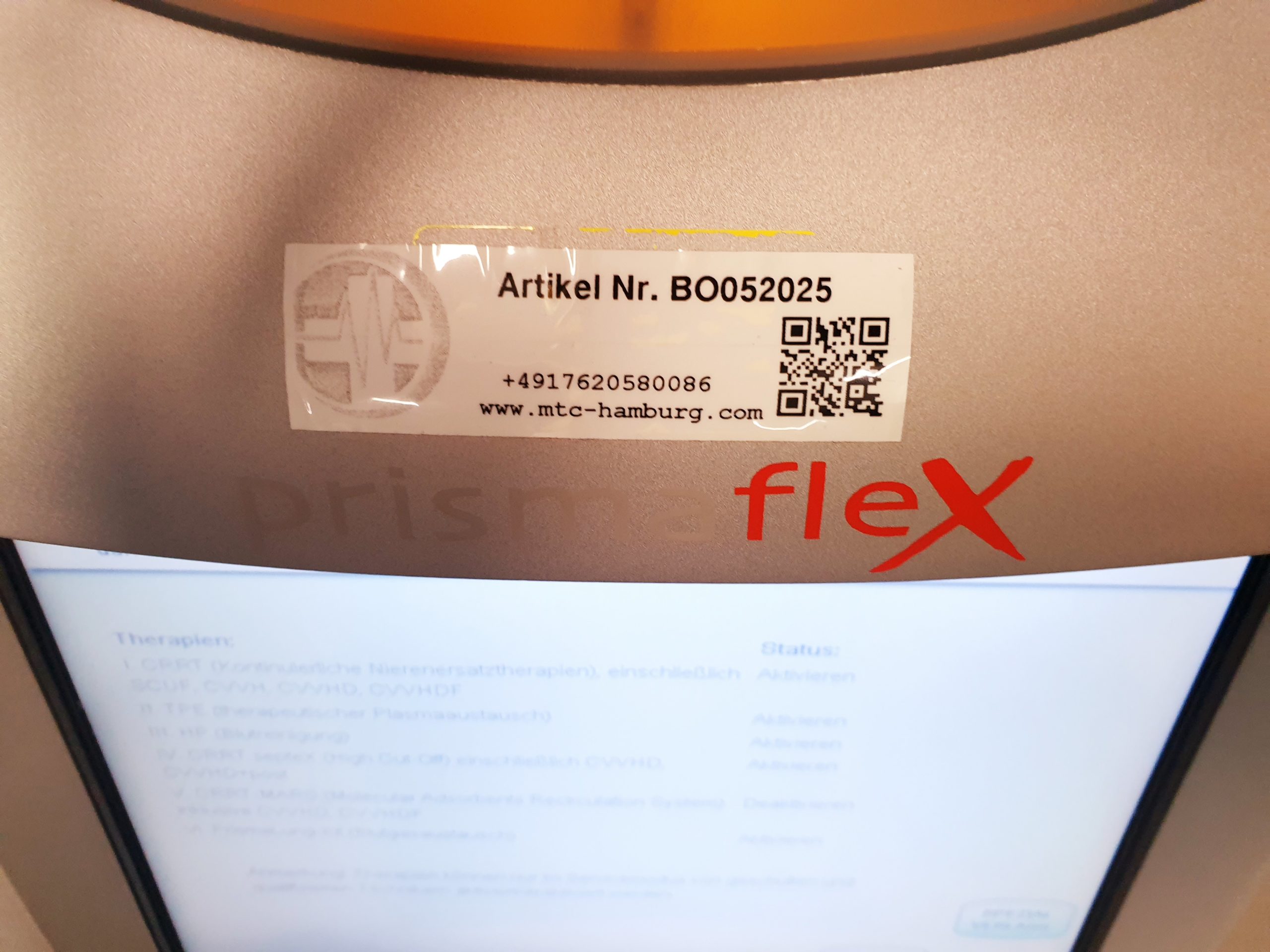 Gambro Prismaflex Dialyse Gerät Blutreinigungsgerät, Dialysis Machine – Bild 4