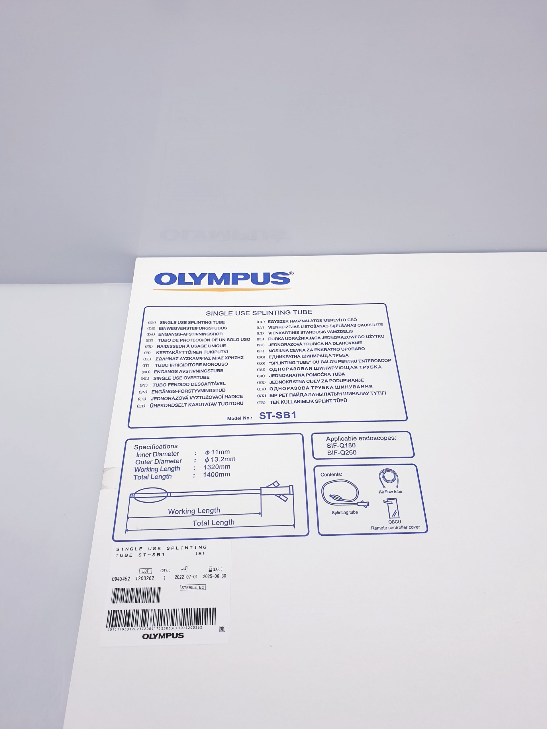 OLYMPUS ST-SB1 SINGLE USE SPLINTING TUBE – Bild 8