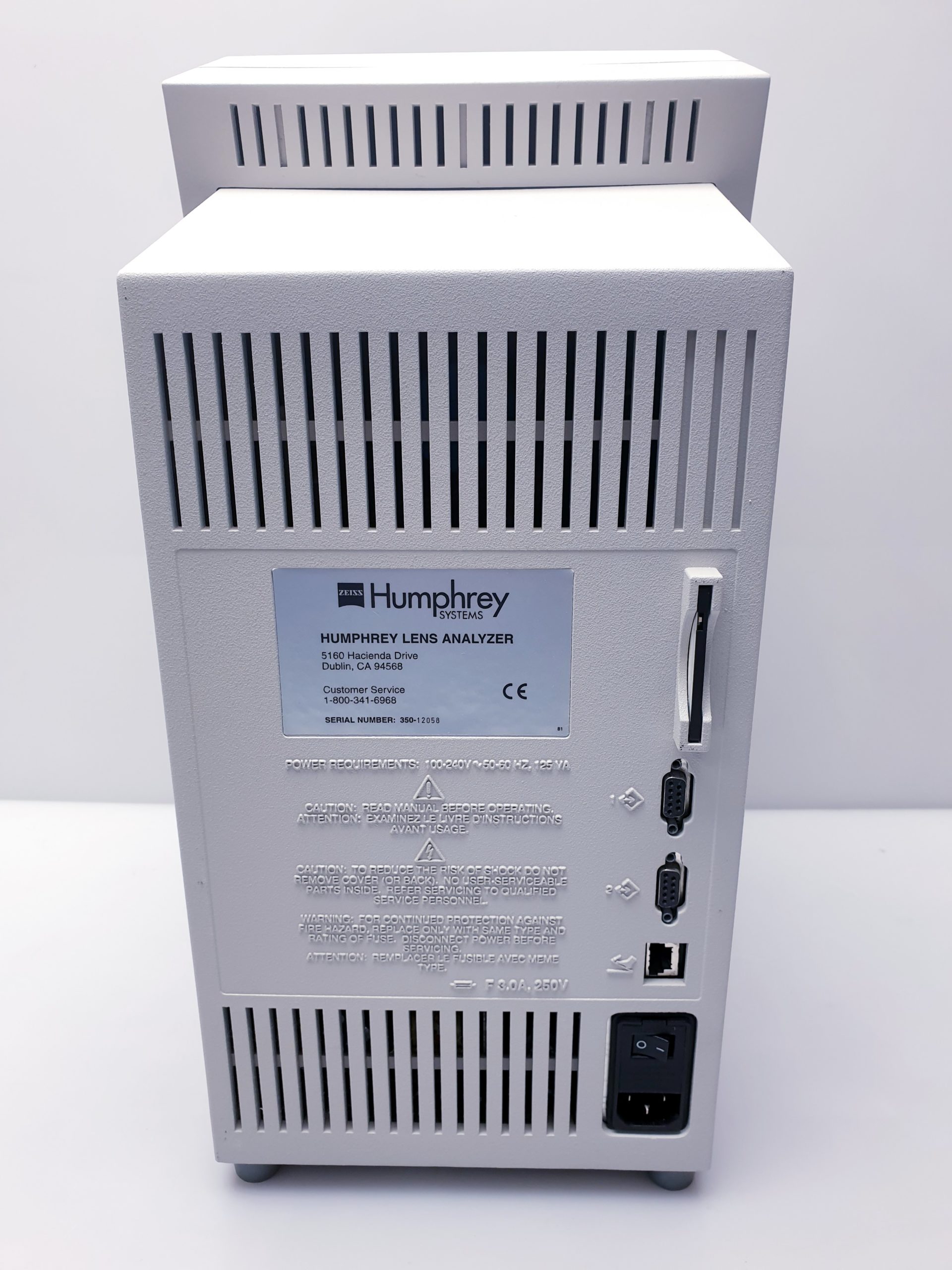 ZEISS Humphrey 350 Linse Analysator , Scheitelbrechwertmesser – Bild 6