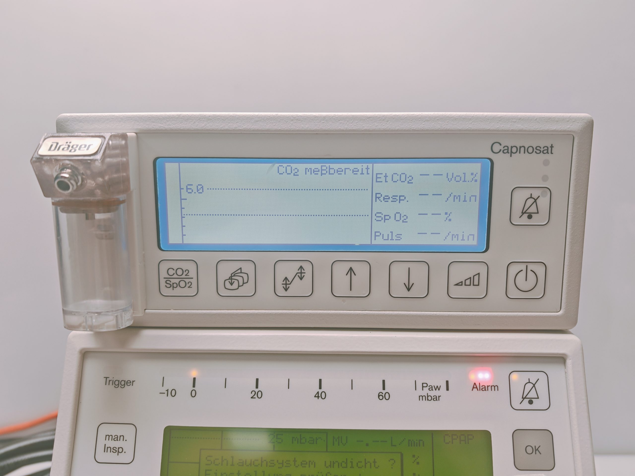 Dräger Drager Babylog 8000 + Capnostat - Beatmungsgerät – Bild 4