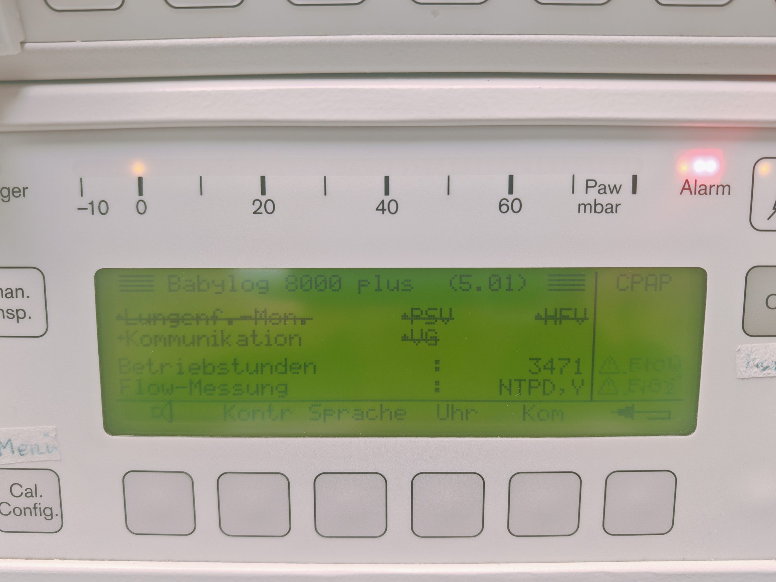 Dräger Drager Babylog 8000 + Capnostat - Beatmungsgerät – Bild 6