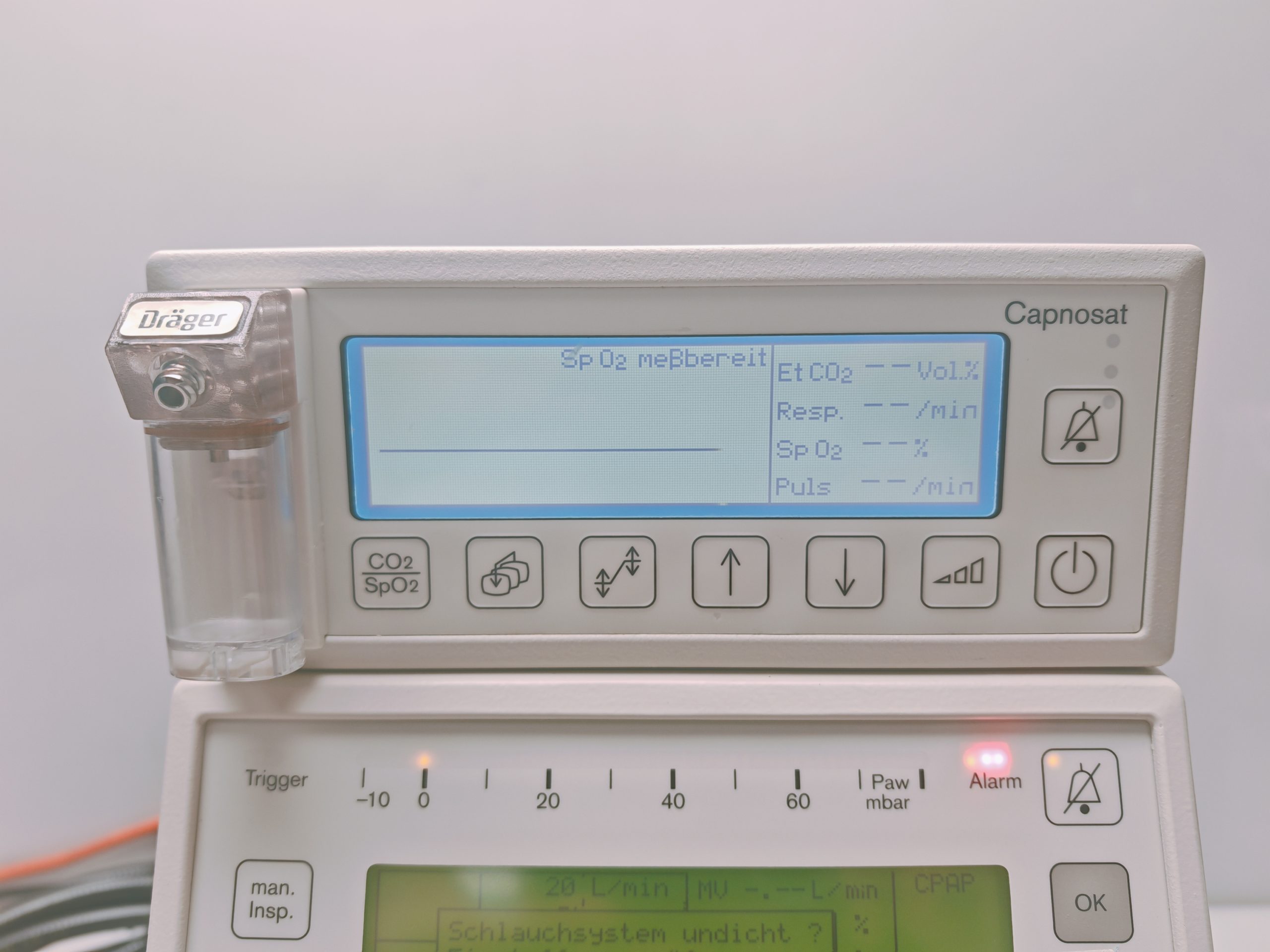 Dräger Drager Babylog 8000 + Capnostat - Beatmungsgerät – Bild 9