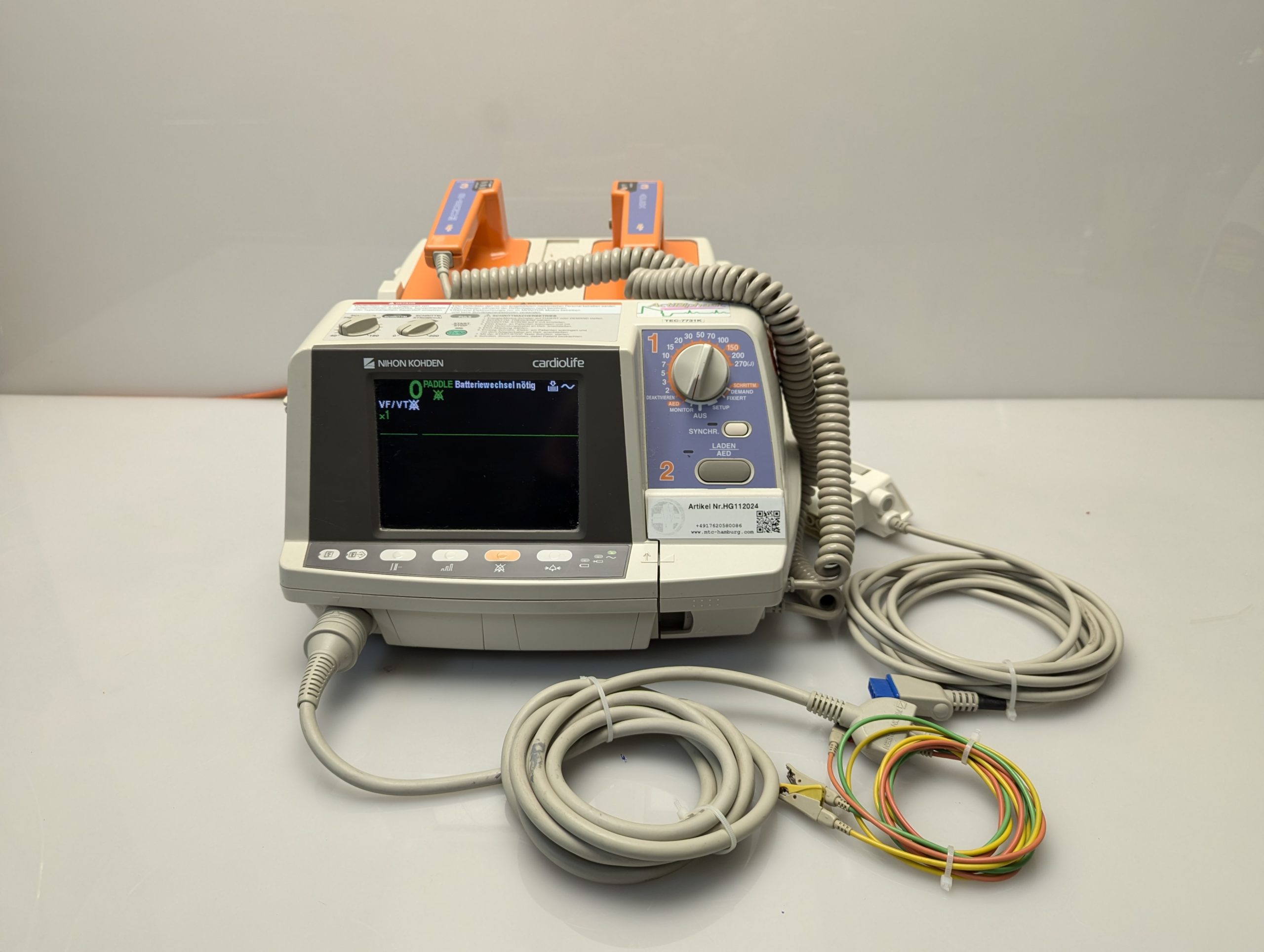 Nihon Kohden Cardiolife Tec-7731K Defibrillator – Bild 3