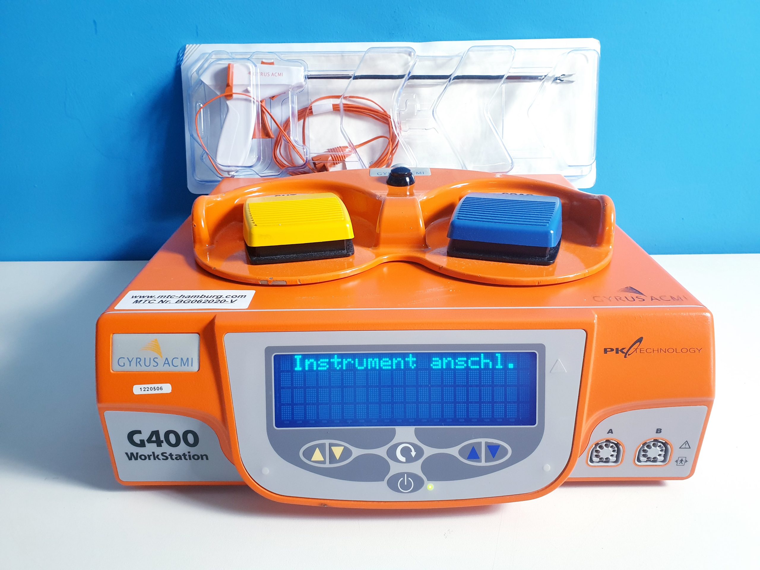 Gyrus ACMI Generator MIT Fußschalter und Handgriff