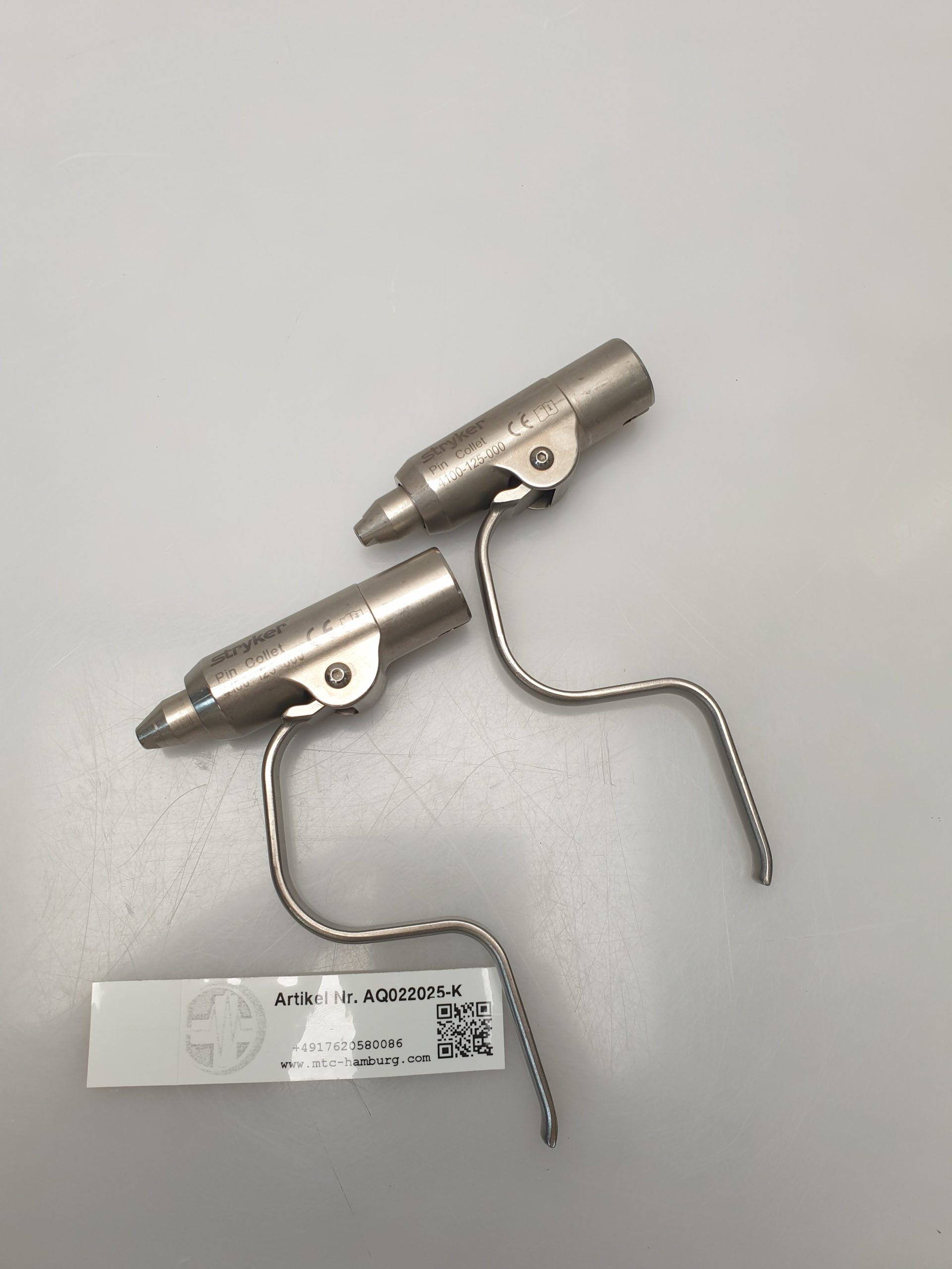 Stryker 4100-125-000 Pin Collet Handpiece Attachment