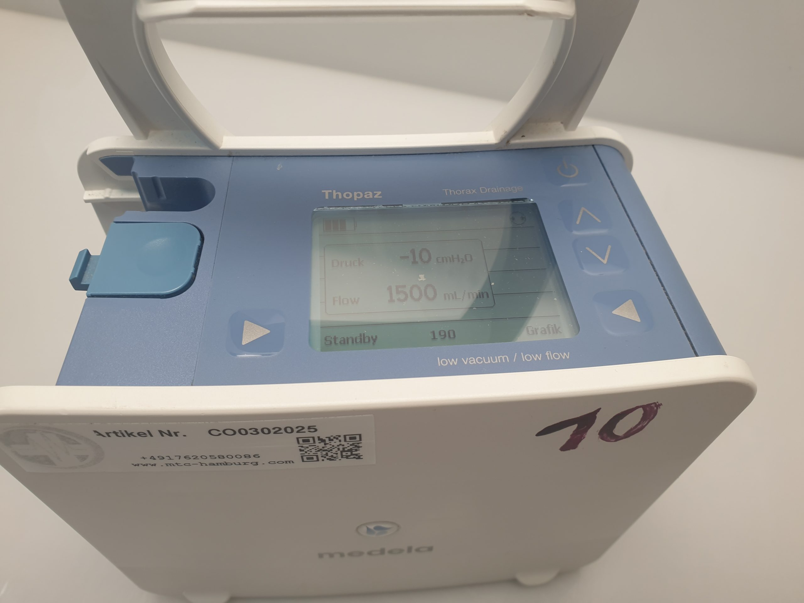 Medela 200.2219 Thopaz Thorax Drainage Low Vacuum Low Flow – Bild 11