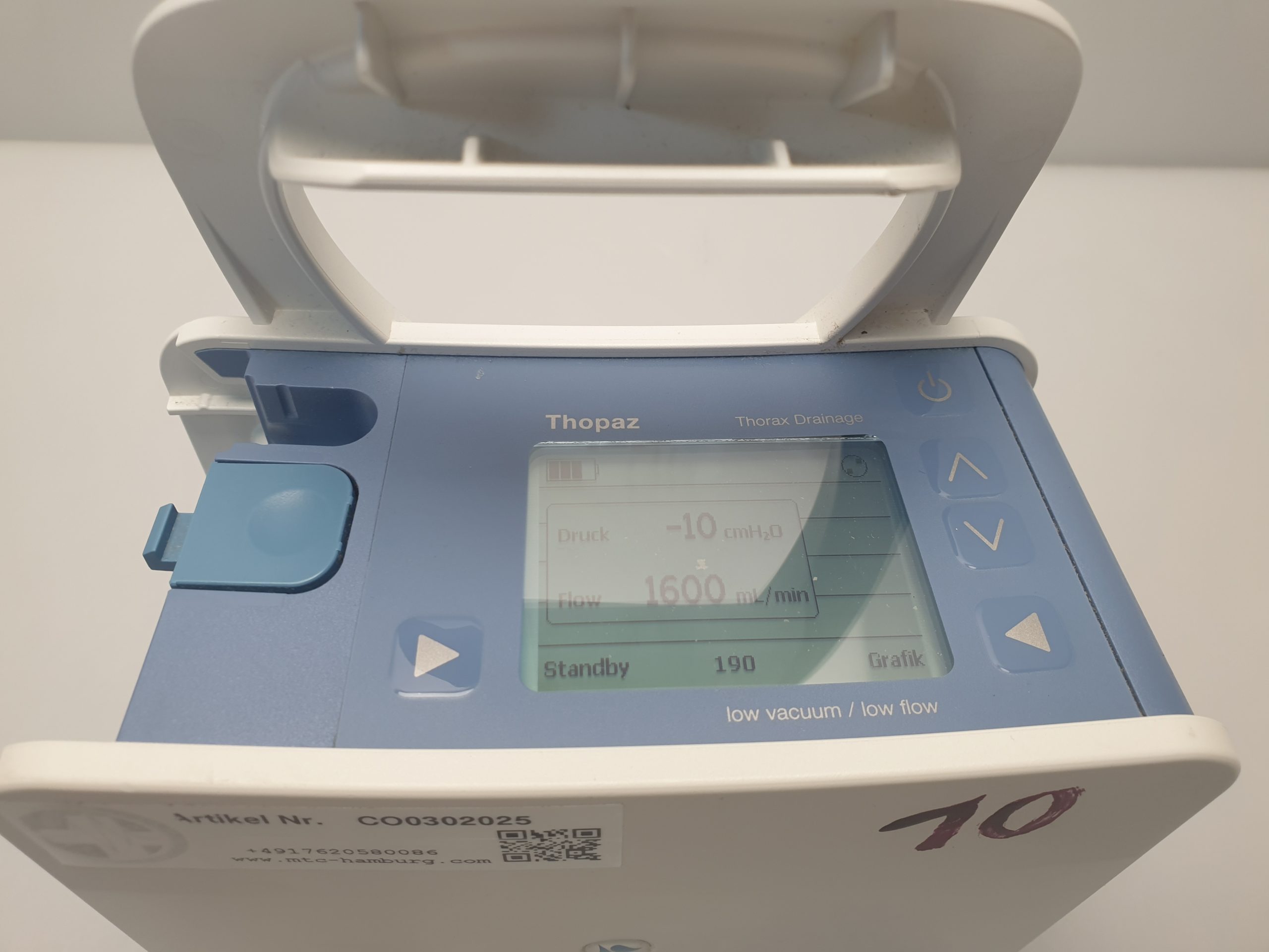 Medela 200.2219 Thopaz Thorax Drainage Low Vacuum Low Flow – Bild 12