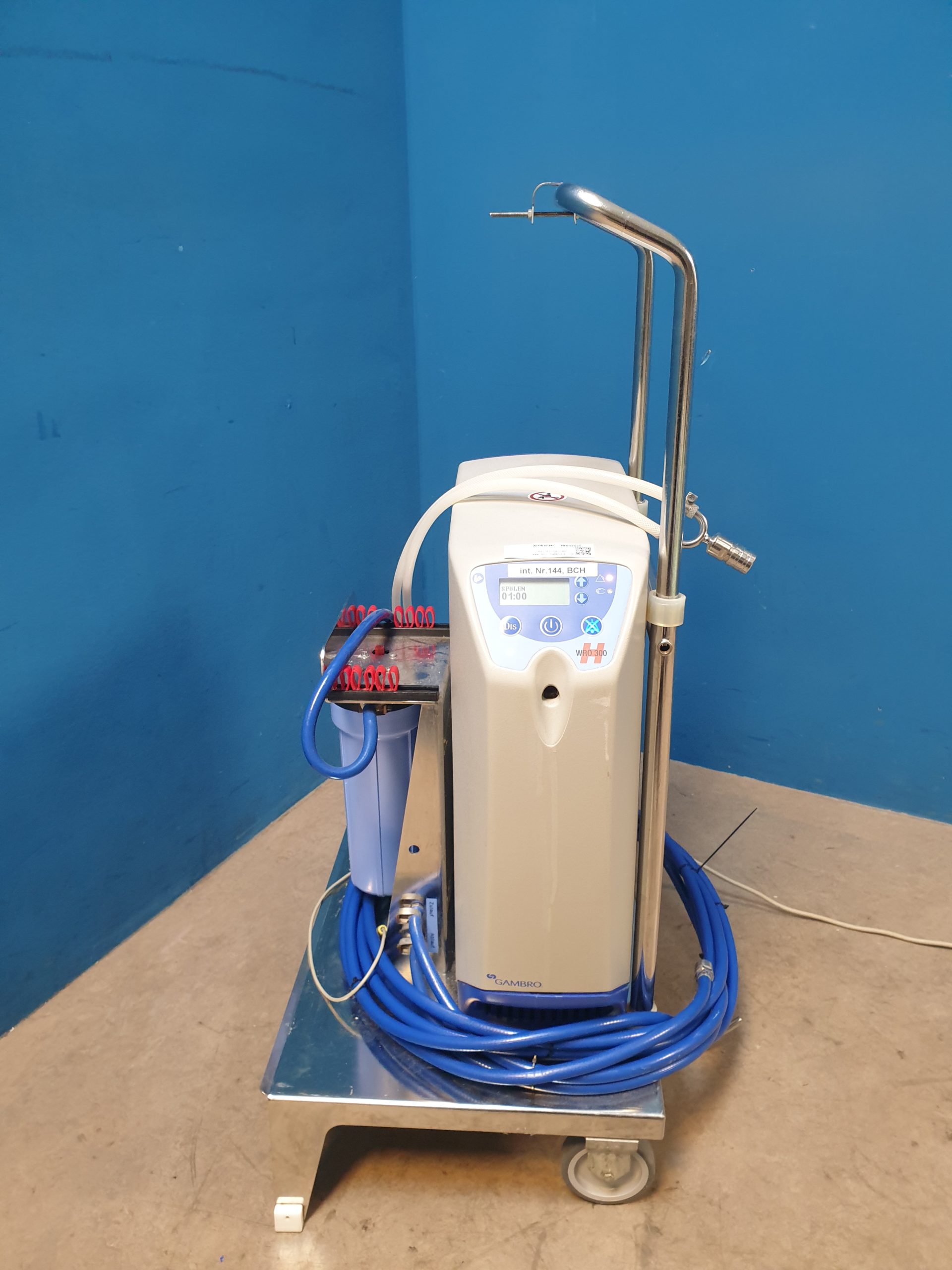 Gambro WRO 300 H - WRO300H - Umkehrosmose-Wasseraufbereiter - Wasseraufbereitungsanlage - Mobile für Dialyse – Bild 4