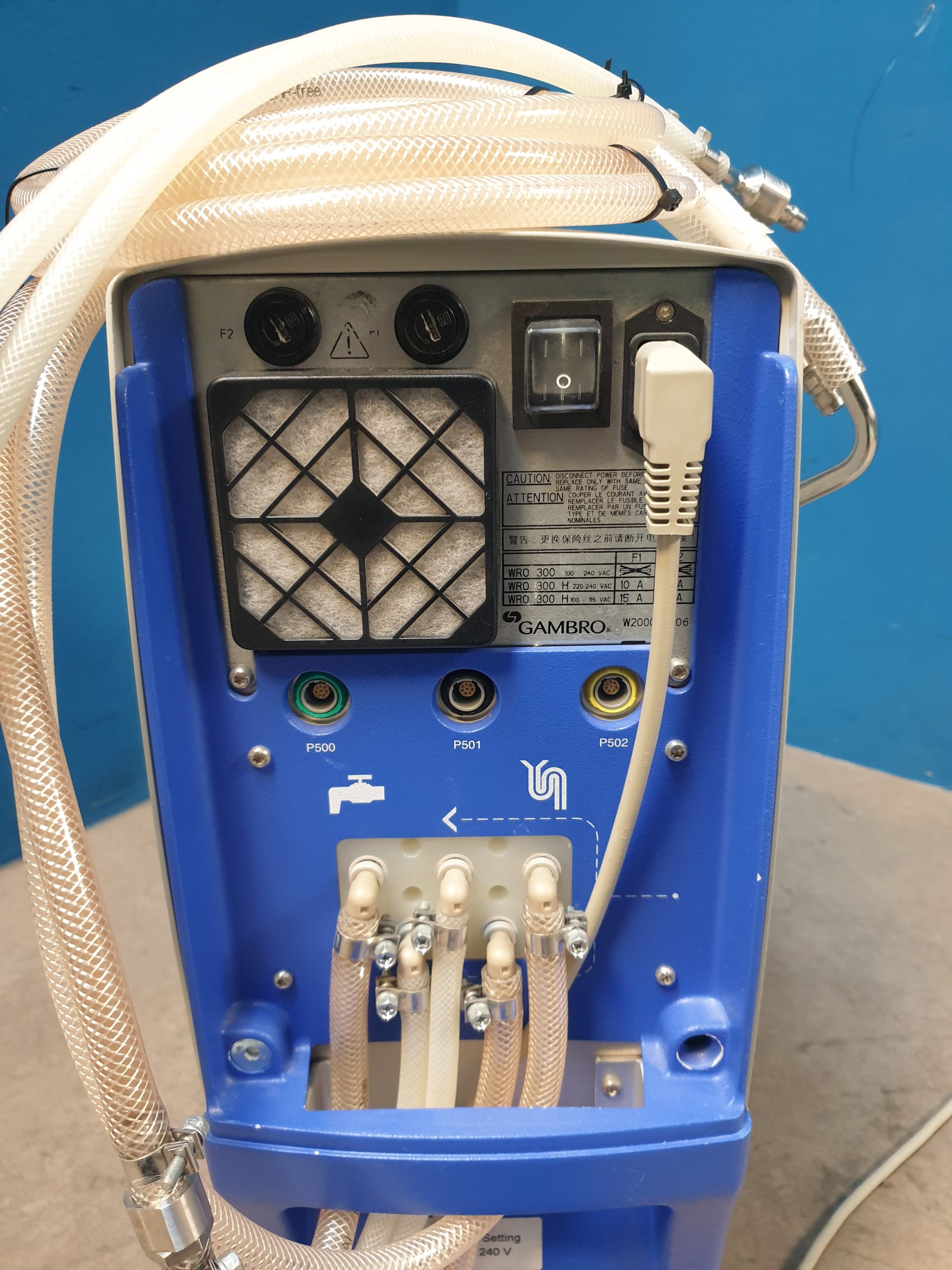 Gambro WRO 300 H - WRO300H - Umkehrosmose-Wasseraufbereiter - Wasseraufbereitungsanlage - Mobile für Dialyse – Bild 11