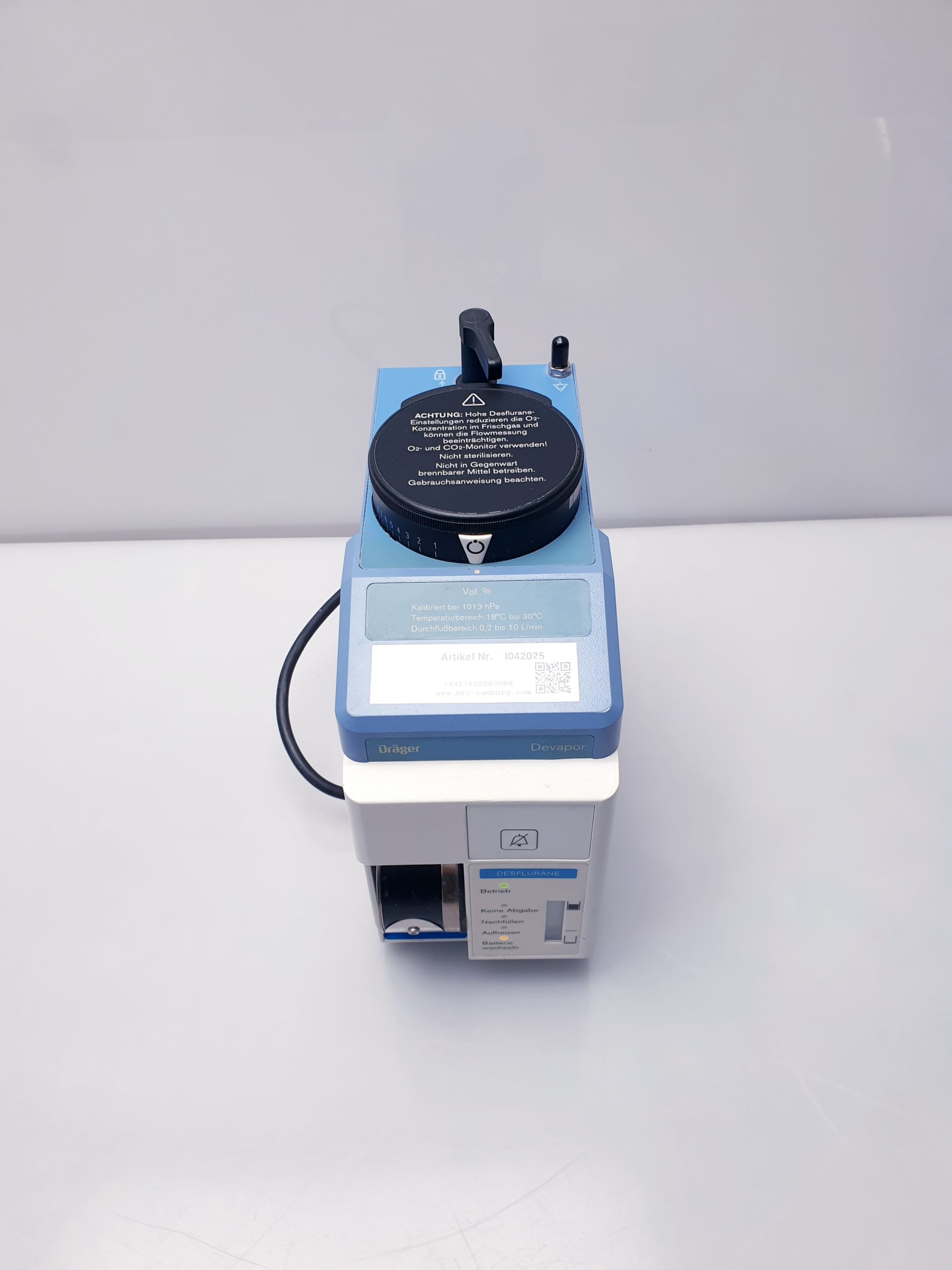 Dräger devapor Vapor Desflurane M32600
