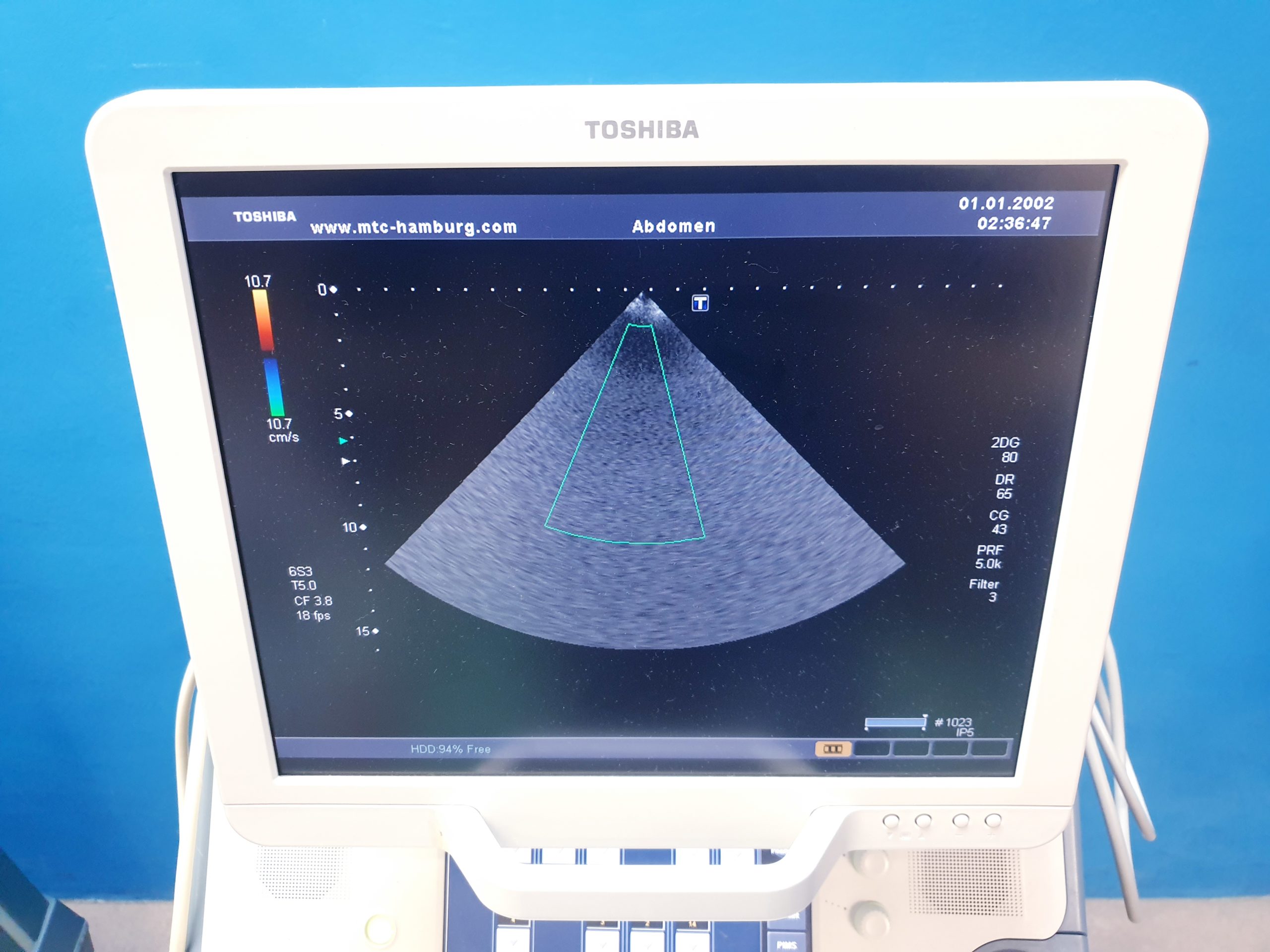 Toshiba Sektorsonde PST-50AT Echosonde Kardiosonde – Bild 5
