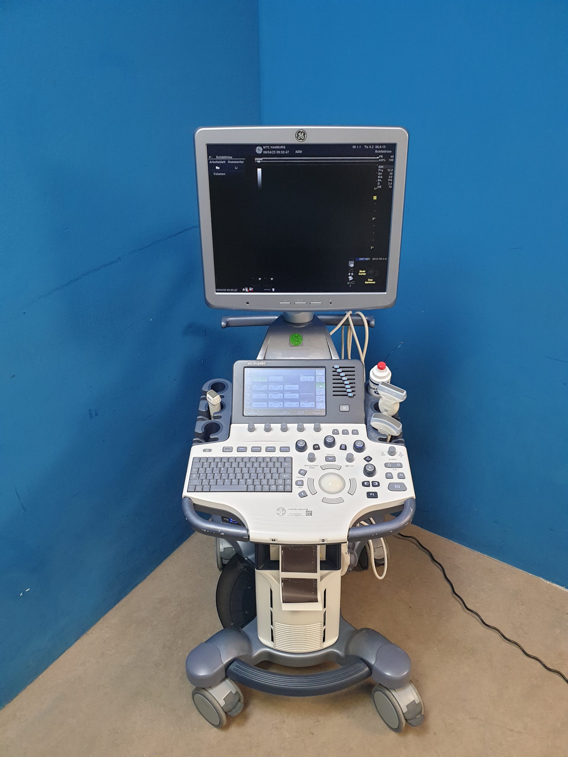 GE Logiq S8 + ML6-15 Linear + MS5-D Echo + C1-5 Konvex – Bild 3