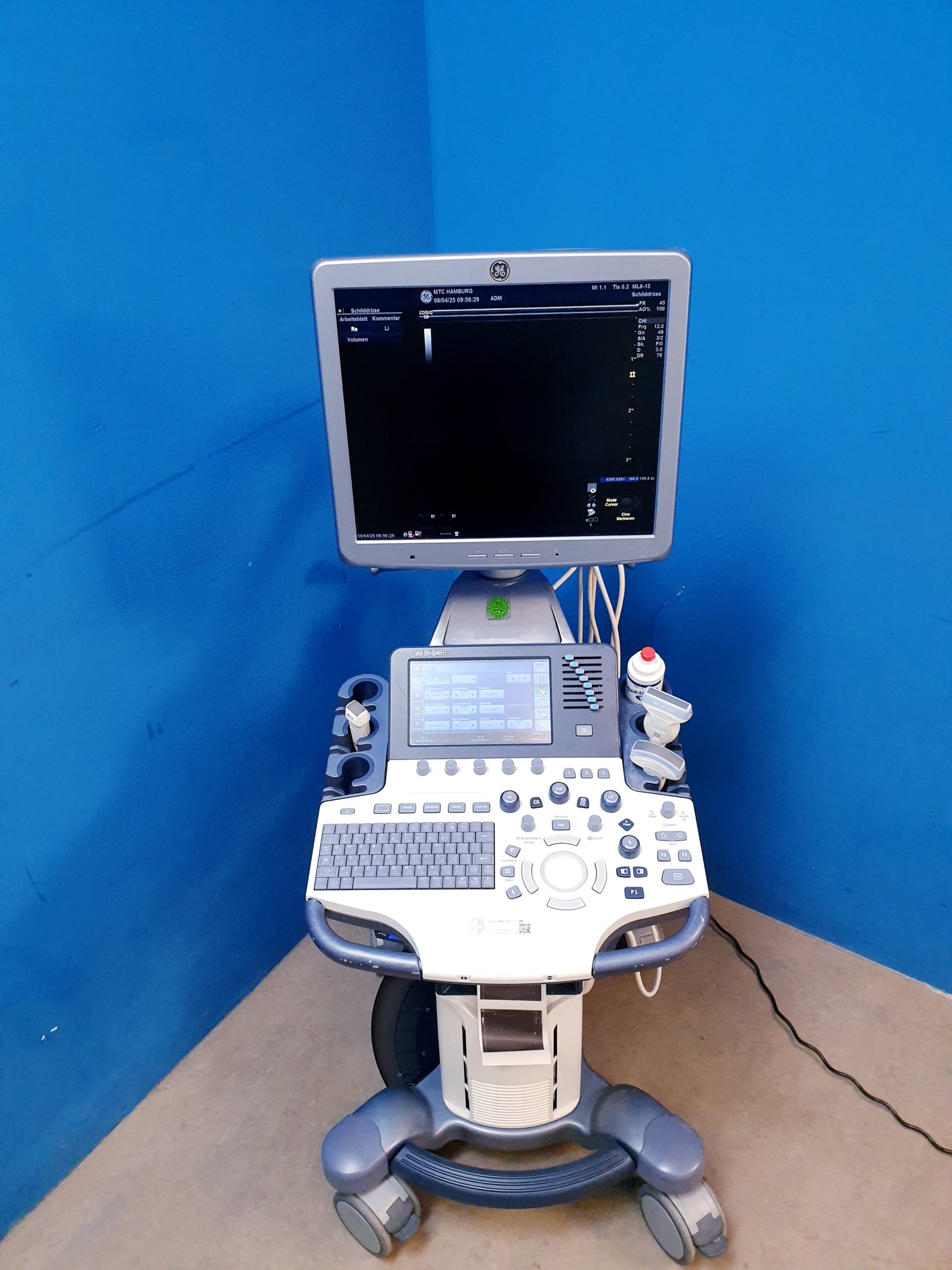 GE Logiq S8 + ML6-15 Linear + MS5-D Echo + C1-5 Konvex