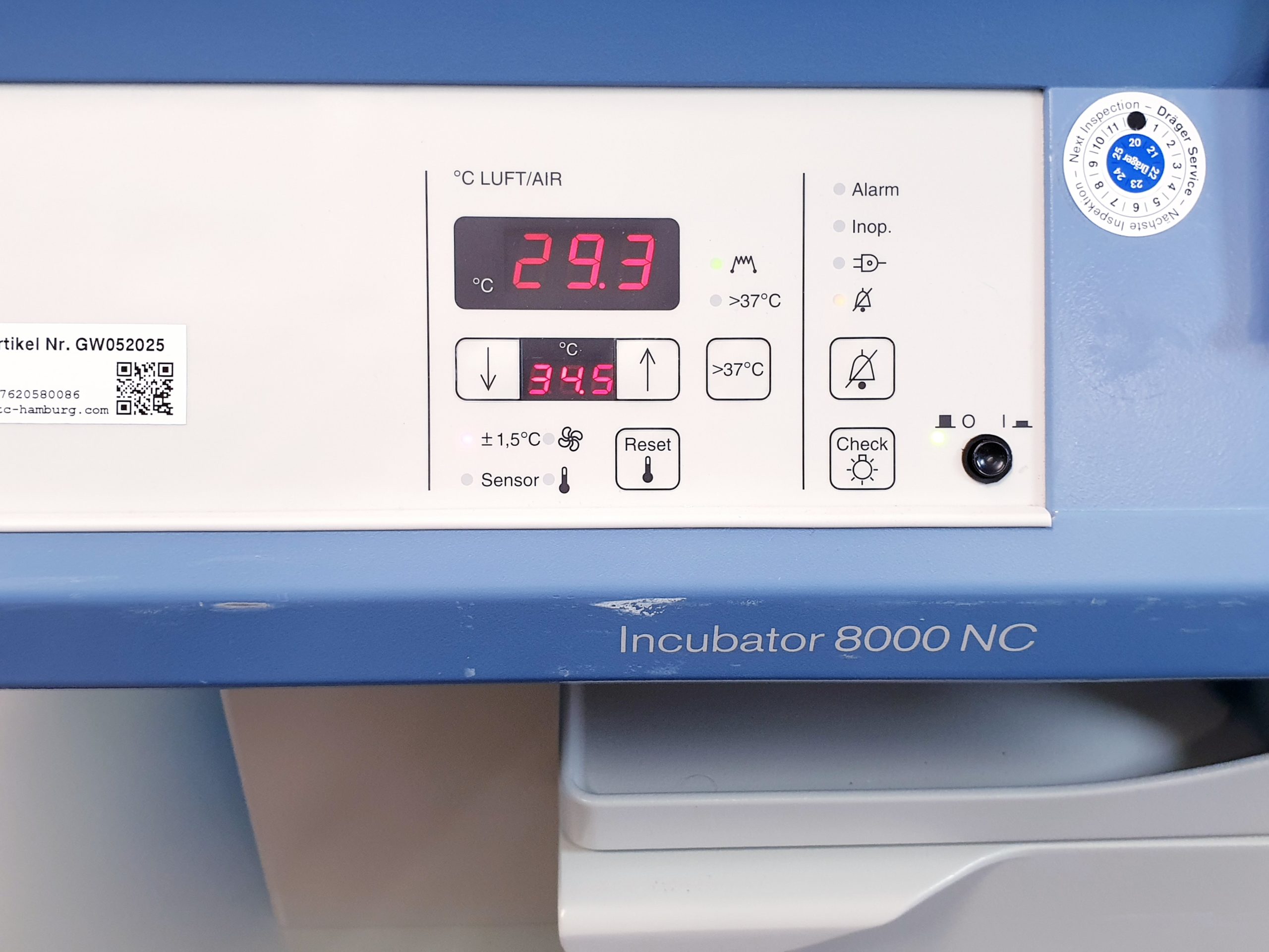 Draeger Dräger 8000NC 8000 NC Incubator Inkubator – Bild 5