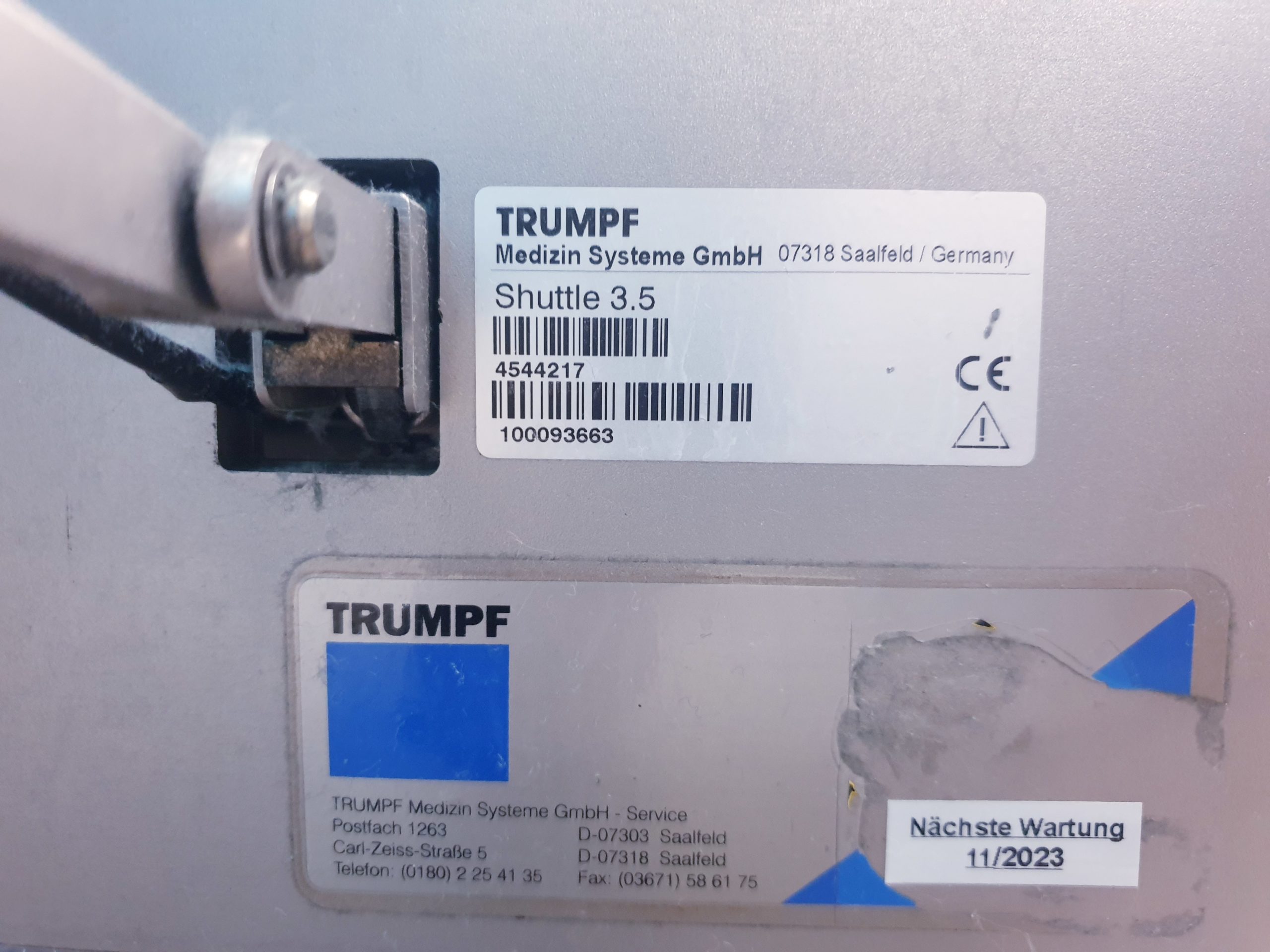 Trumpf Shuttle 3.5 OP-Tisch OP-Tischplatte Karbon - Carbon – Bild 7