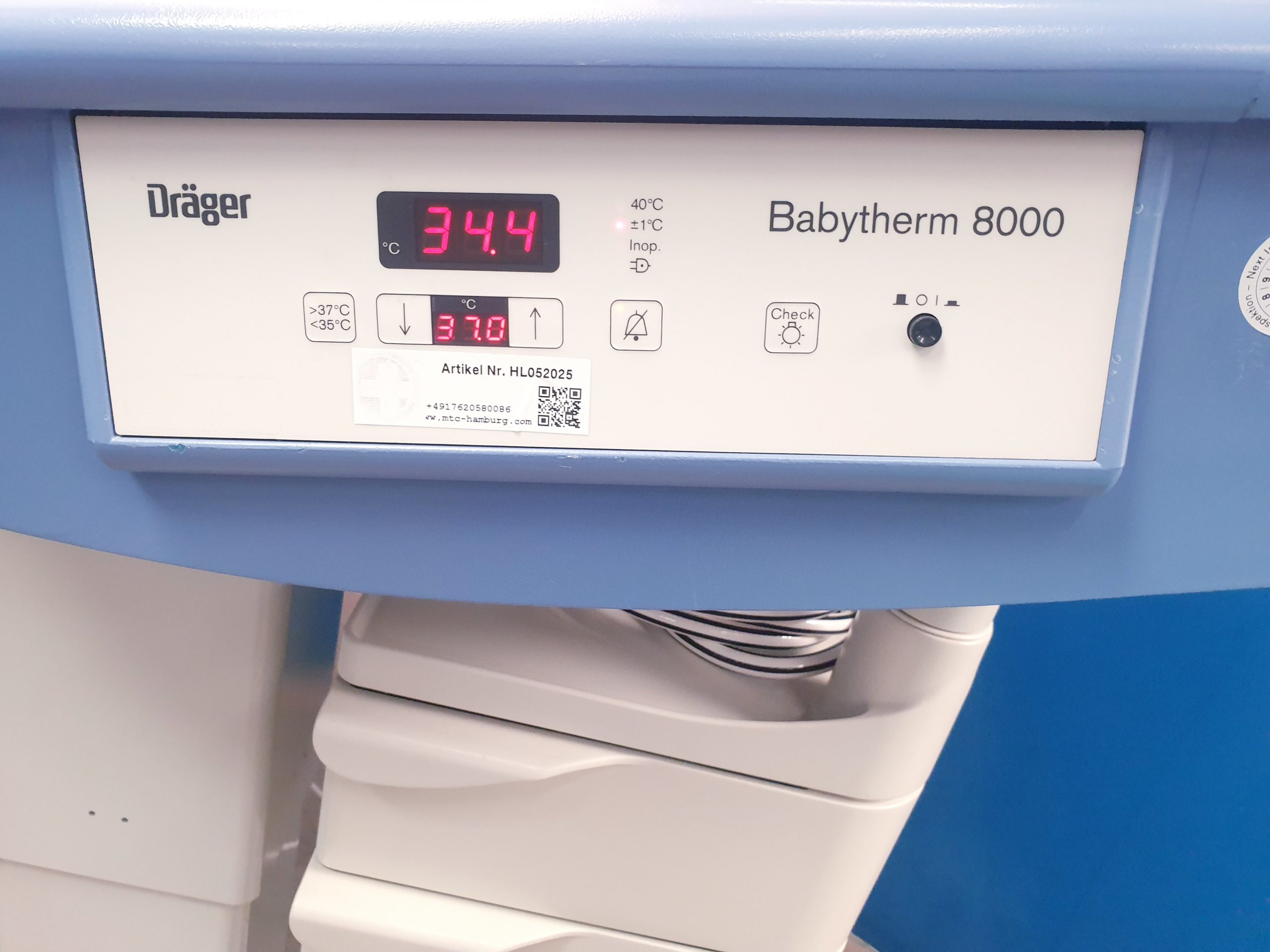 Dräger Babytherm 8000 fahrbare Reanimationseinheit für Neugeborene mit Wärmestrahler – Bild 7