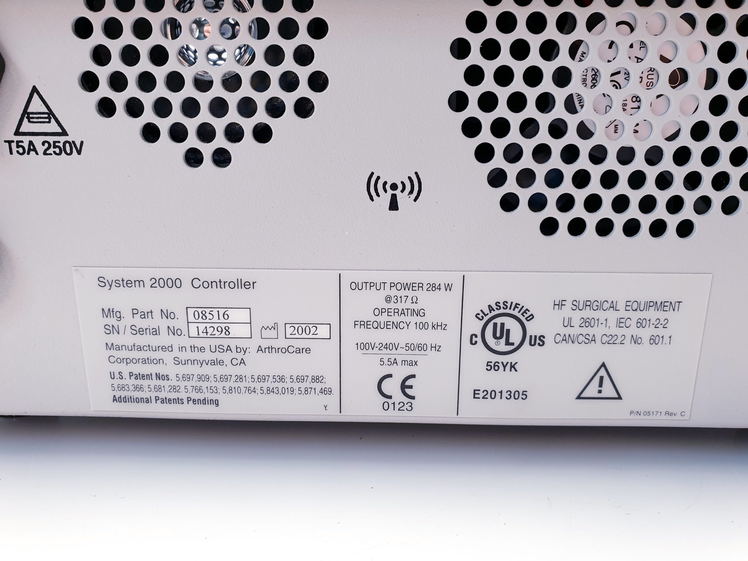 ArthroCare System 2000 Controller – Bild 6