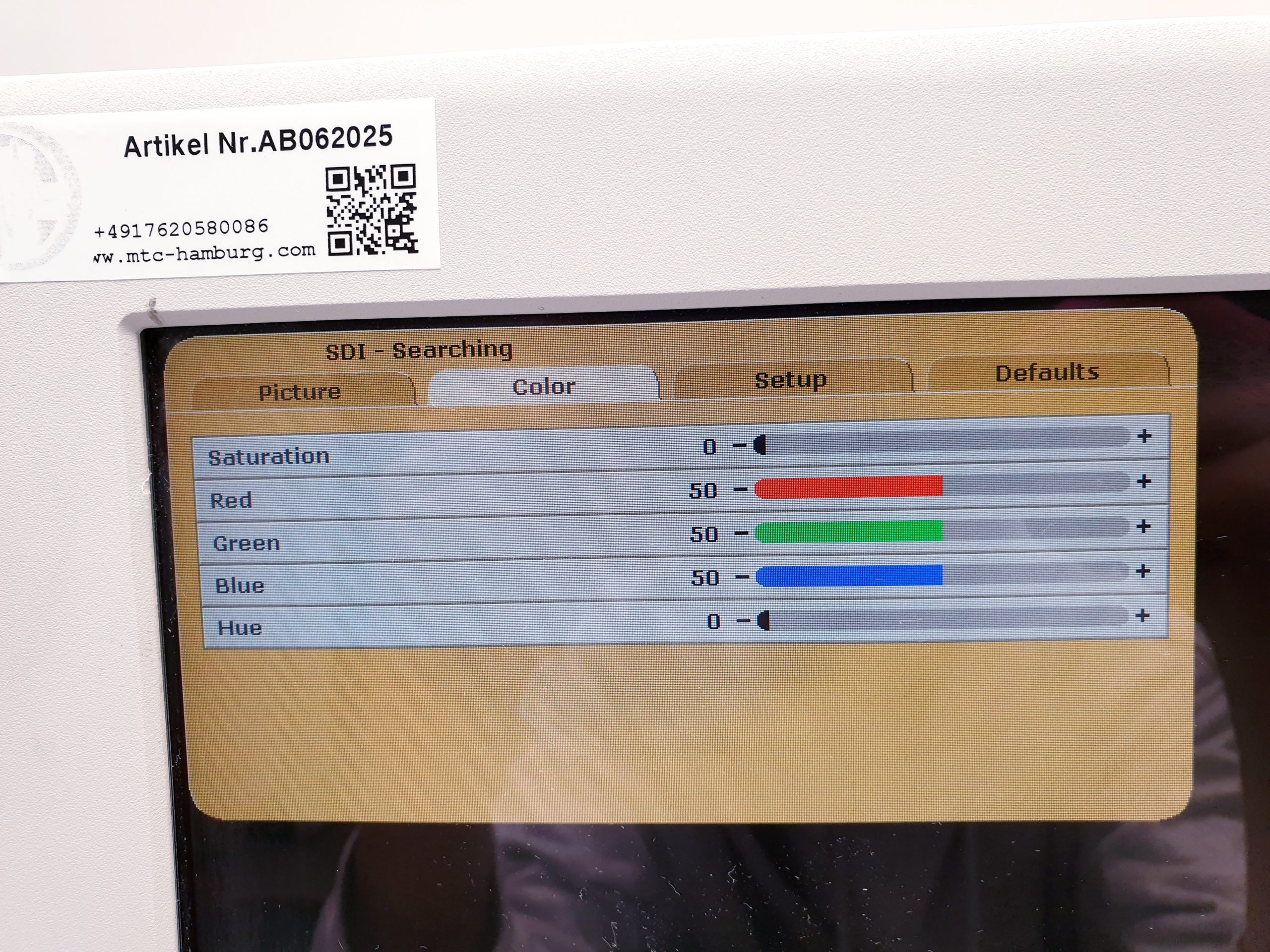 Karl Storz SC-WU23-A1511 Monitor mit Netzteil für die Endoskopie – Bild 5