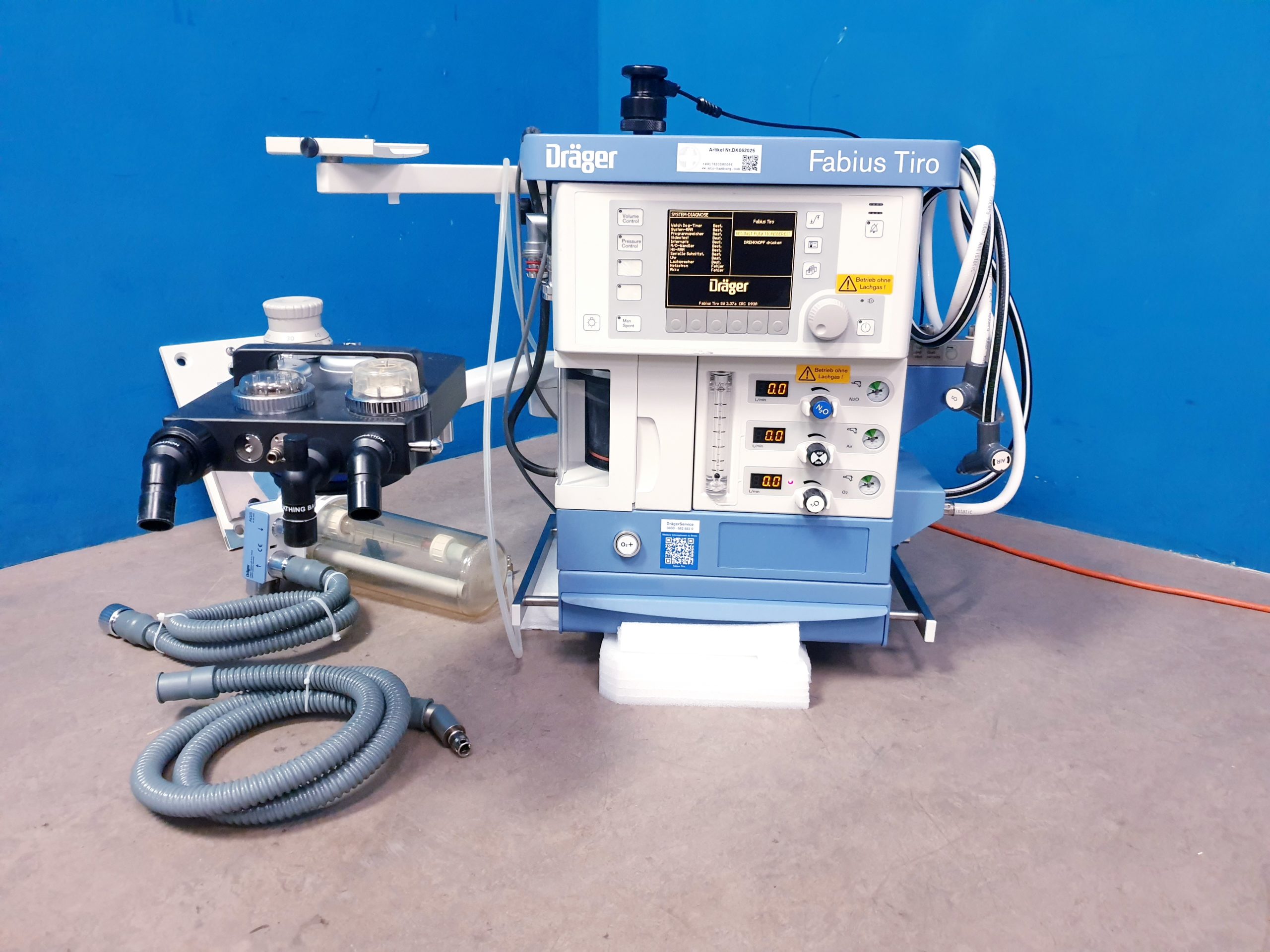 Dräger Fabius Tiro - Narkosegeröt - Tischgerät – Bild 8