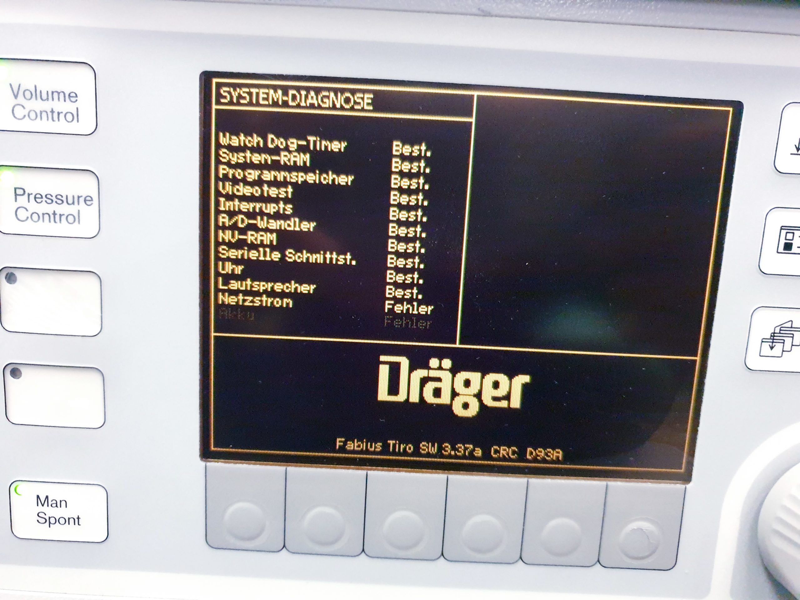 Dräger Fabius Tiro - Narkosegeröt - Tischgerät – Bild 7