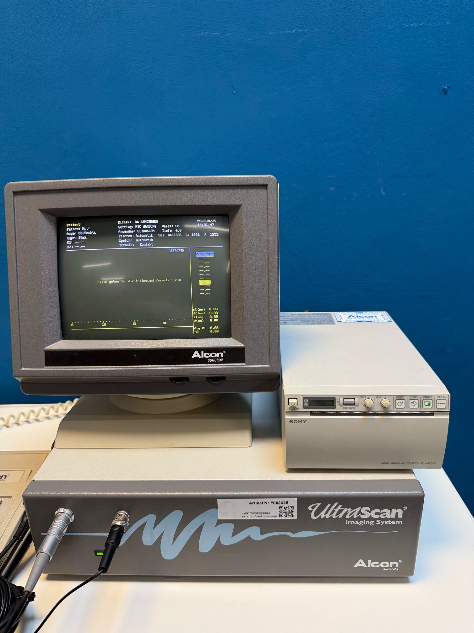 Alcon Ultrascan B-Scan und Biometer – Bild 5