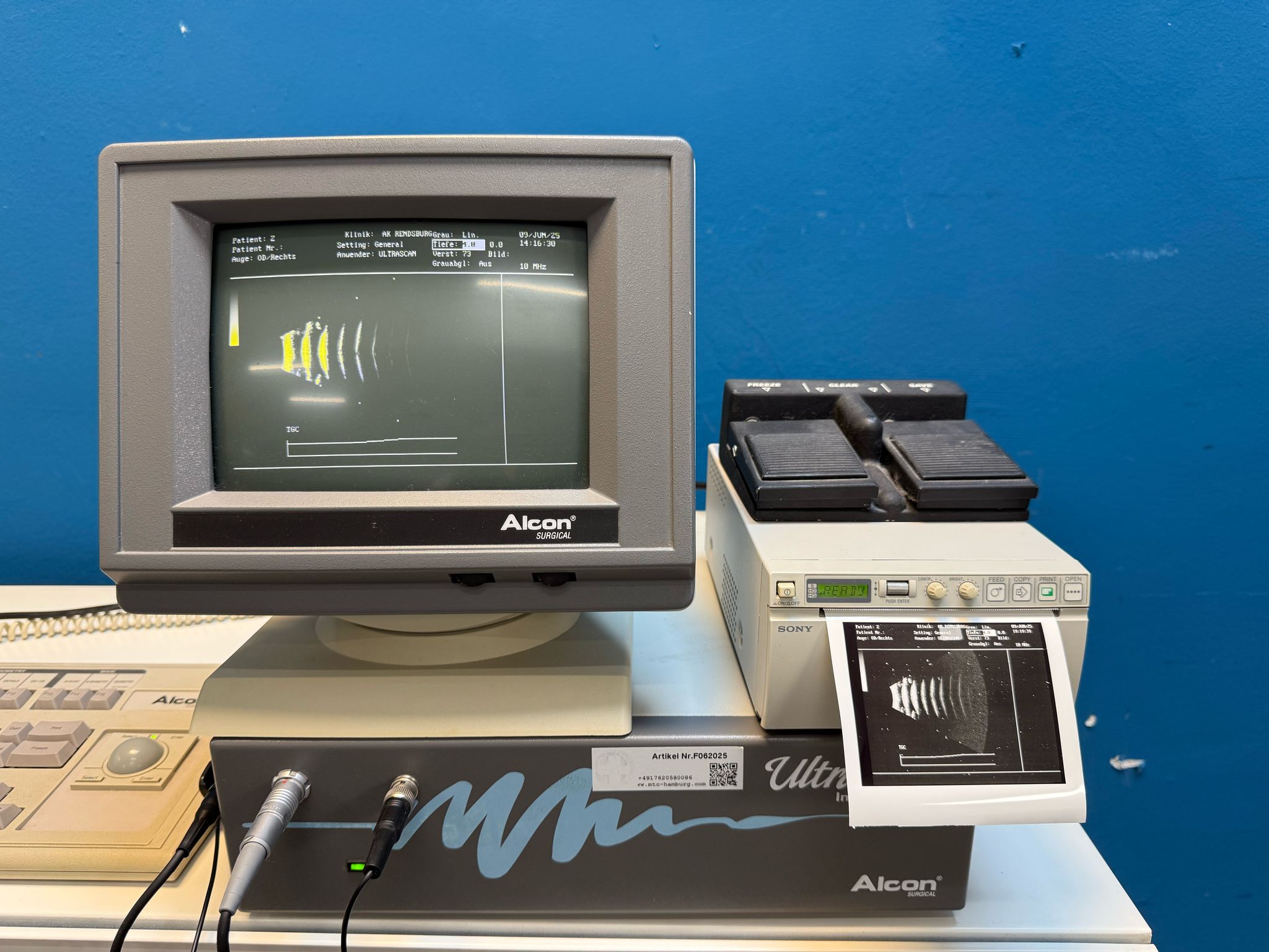Alcon Ultrascan B-Scan und Biometer – Bild 18