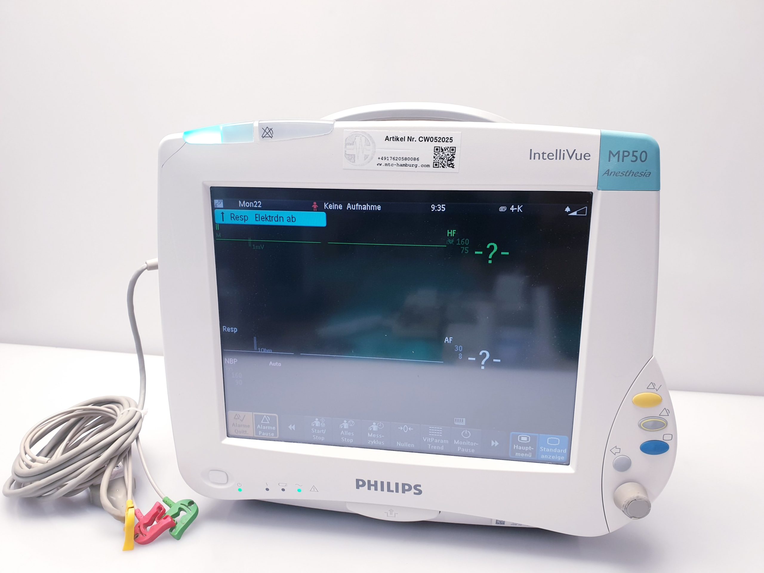 Philips MP50 MP 50 + Intellivue X2 Patienten Monitor – Bild 6
